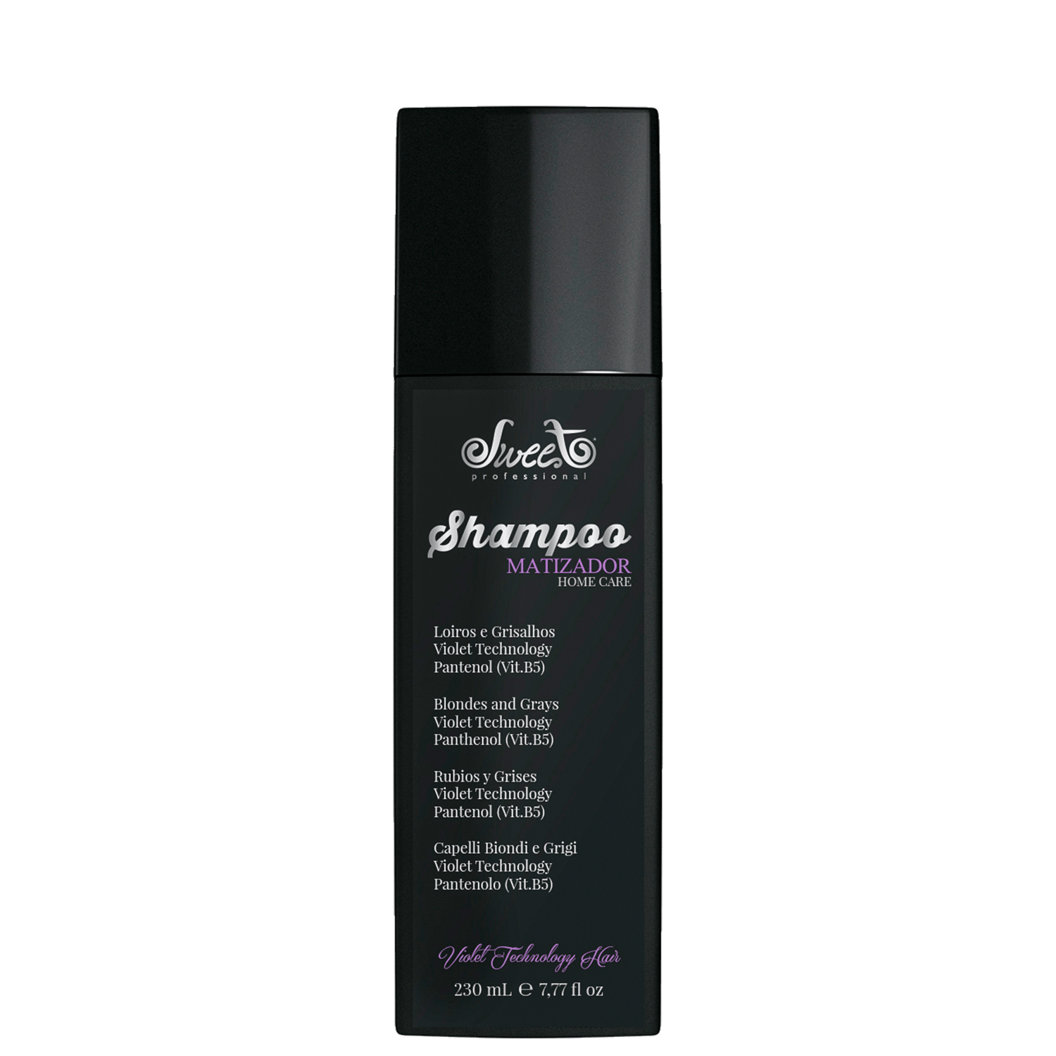 Sweet Hair Kiss Me Platinum Silver - Shampoo Matizador 230ml