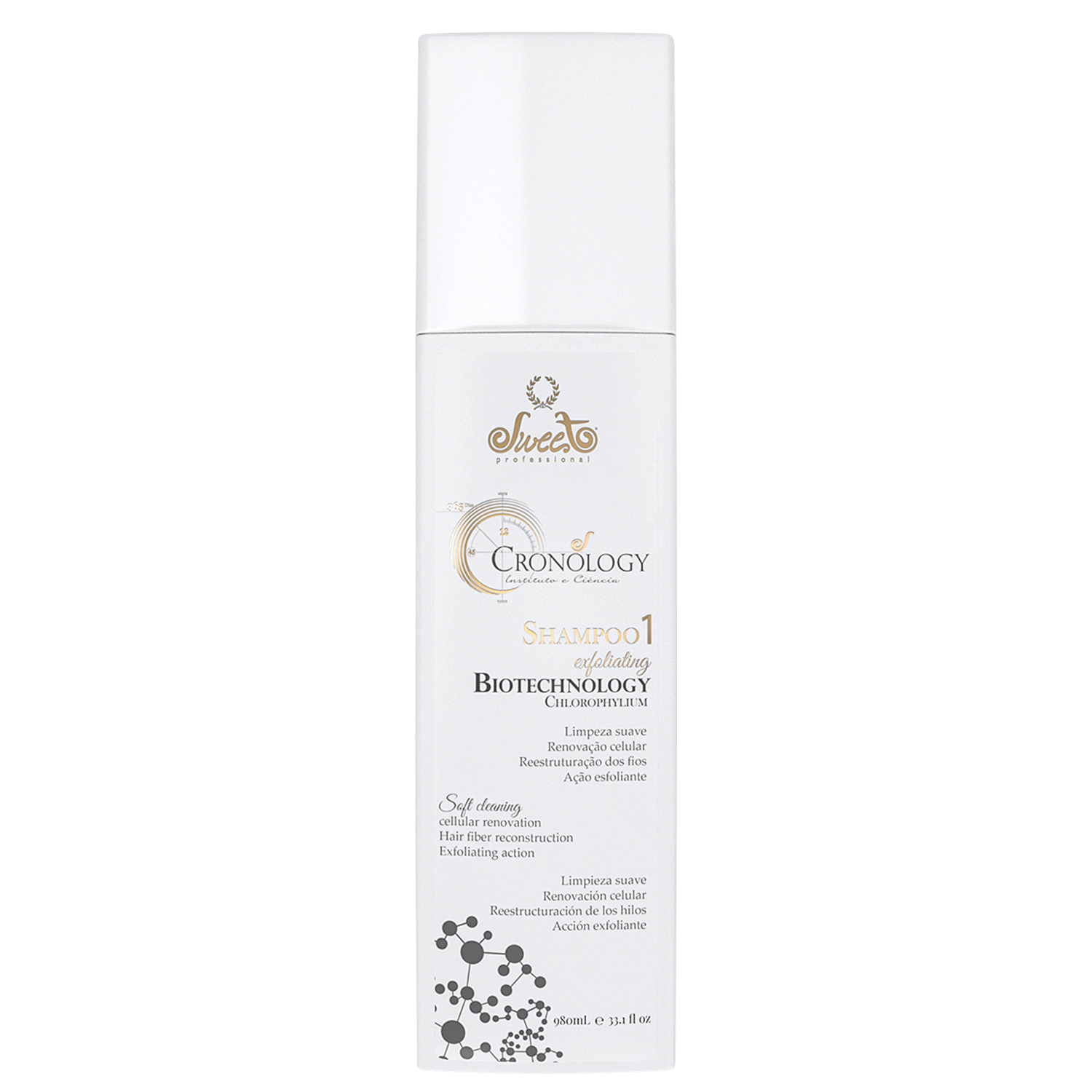 Sweet Hair Cronos Renovação Molecular - Shampoo 980ml