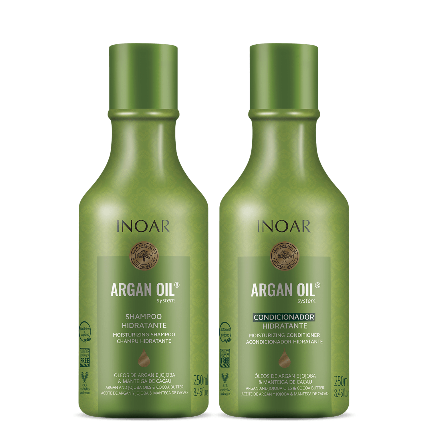 Kit Inoar Argan Oil System (2 Produtos)
