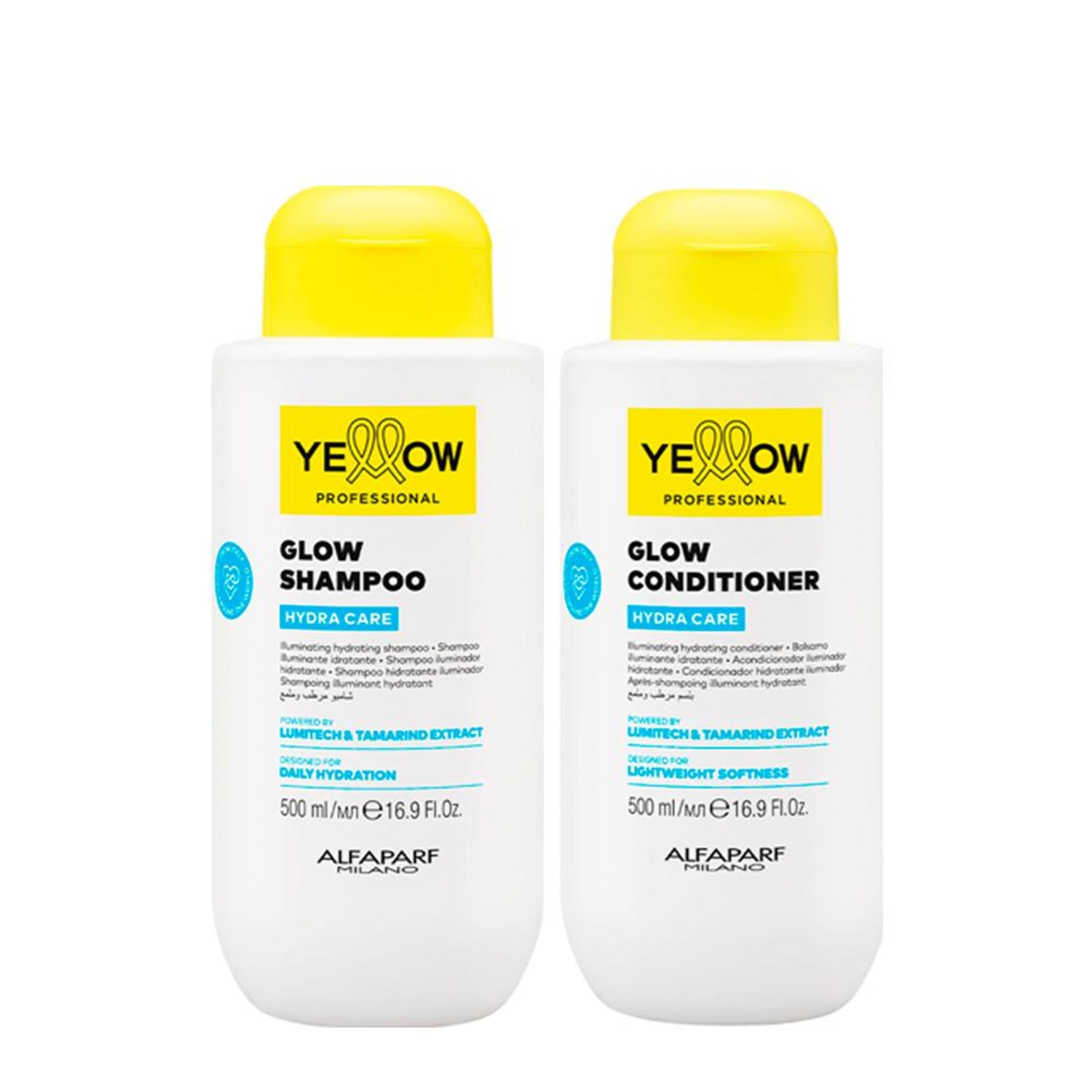 Kit Yellow Professional Hydra Care Shampoo 500ml + Condicionador 500ml