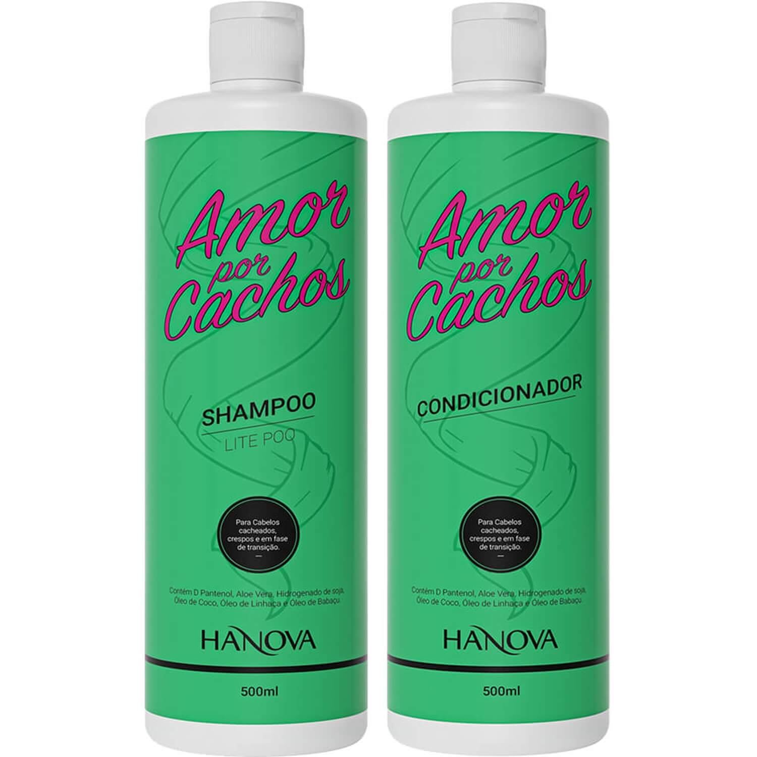 Hanova Amor por Cachos - Kit Cabelos Cacheados Duo (2 Produtos)