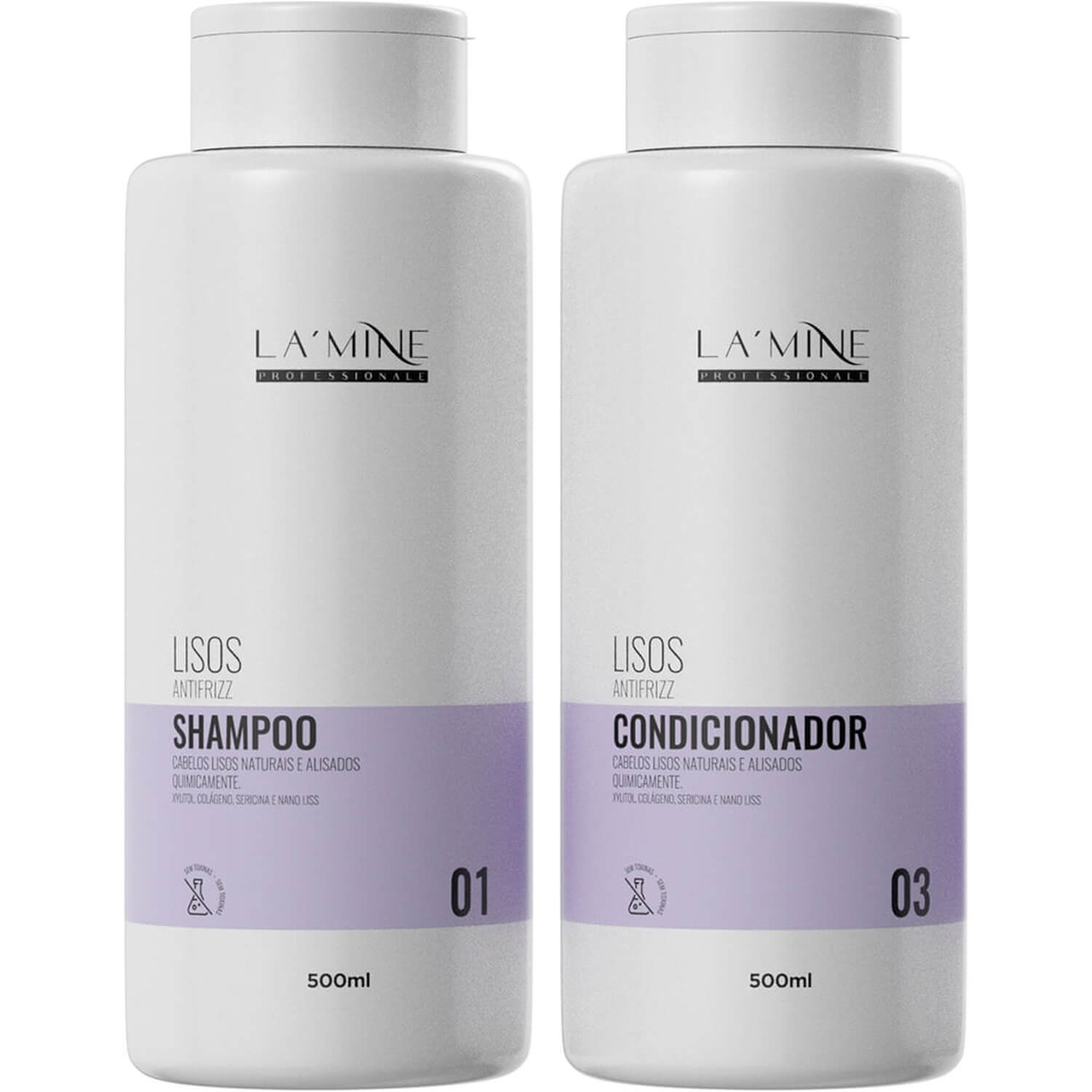 La'Mine Lisos - Kit Antifrizz Duo (2 Produtos)