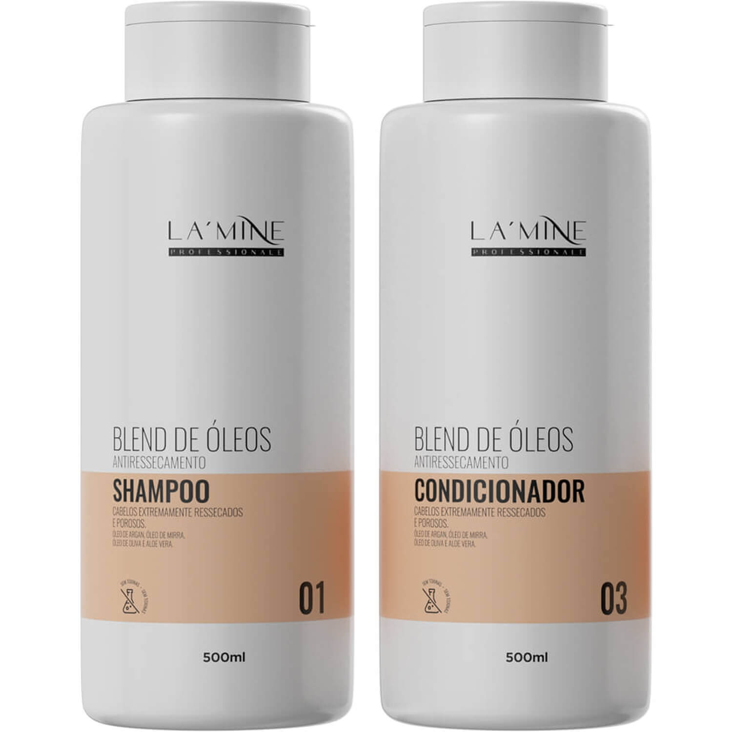 La'Mine Blend de Óleos - Kit Antiressecamento Duo (2 Produtos)