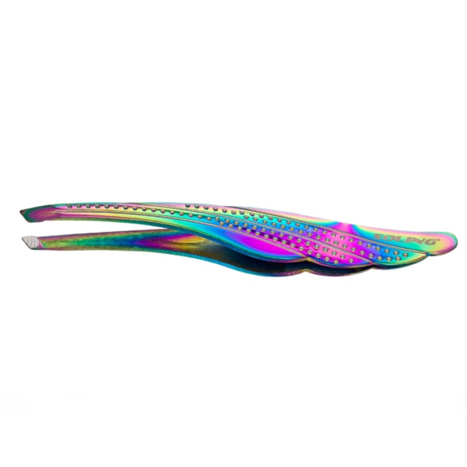 Pinça de Depilação Soling Asa de Anjo Multicolor 9,5cm