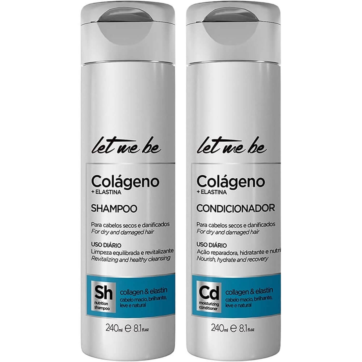 Let Me Be Colágeno e Elastina - Kit Reparação Home Care Duo (2 Produtos)