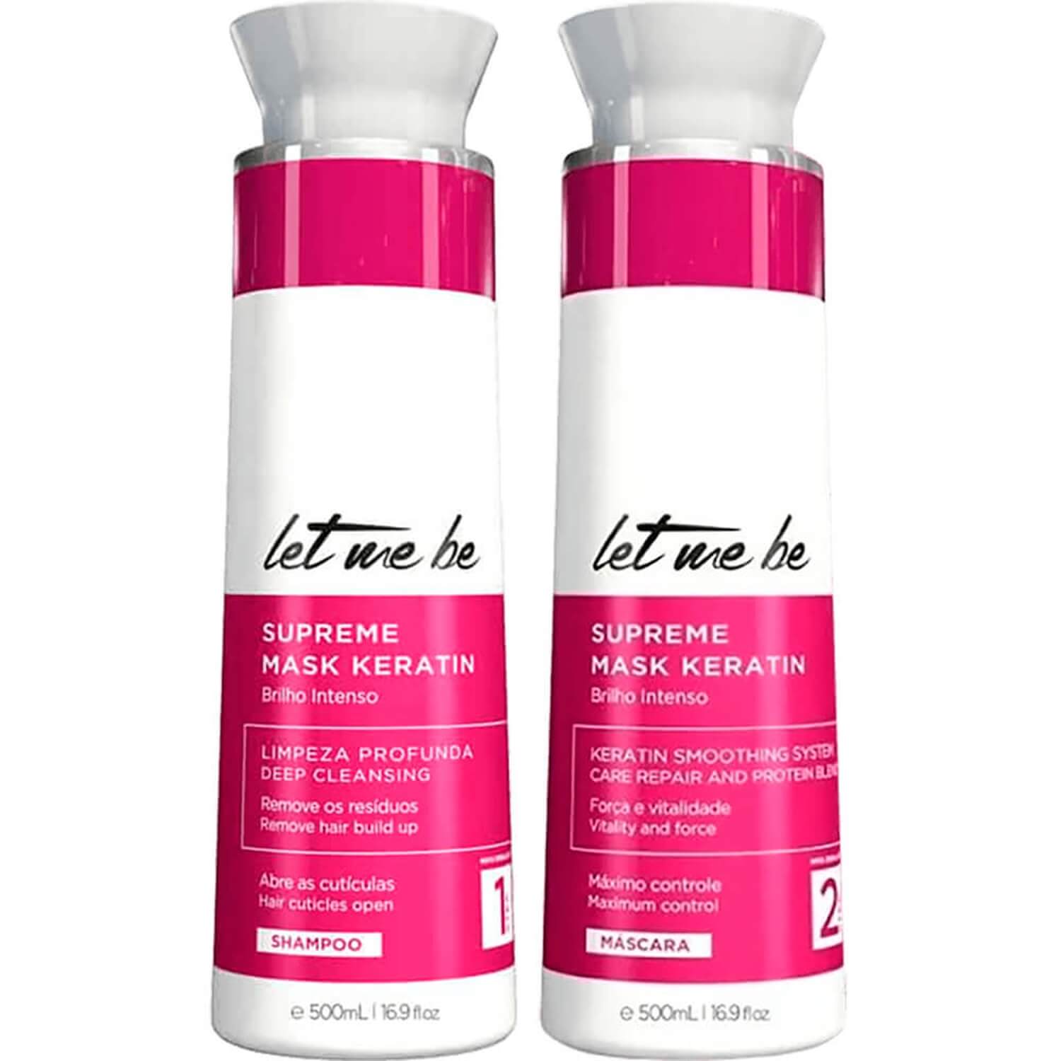 Let Me Be Supreme - Kit Escova Progressiva Keratin Smoothing 2x 500ml