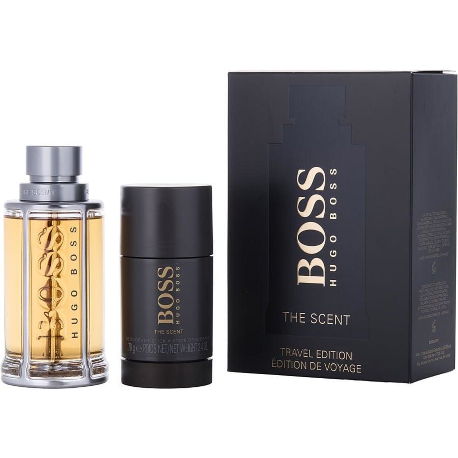 Conjunto The Scent BOSS Masculino - Eau de Toilette 100ml + Desodorante em Bastão 70g