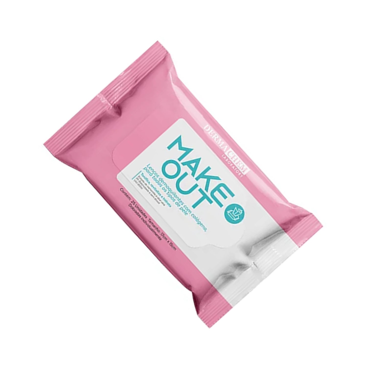 Lenços Demaquilantes Com Colâgeno Dermachem Make Out