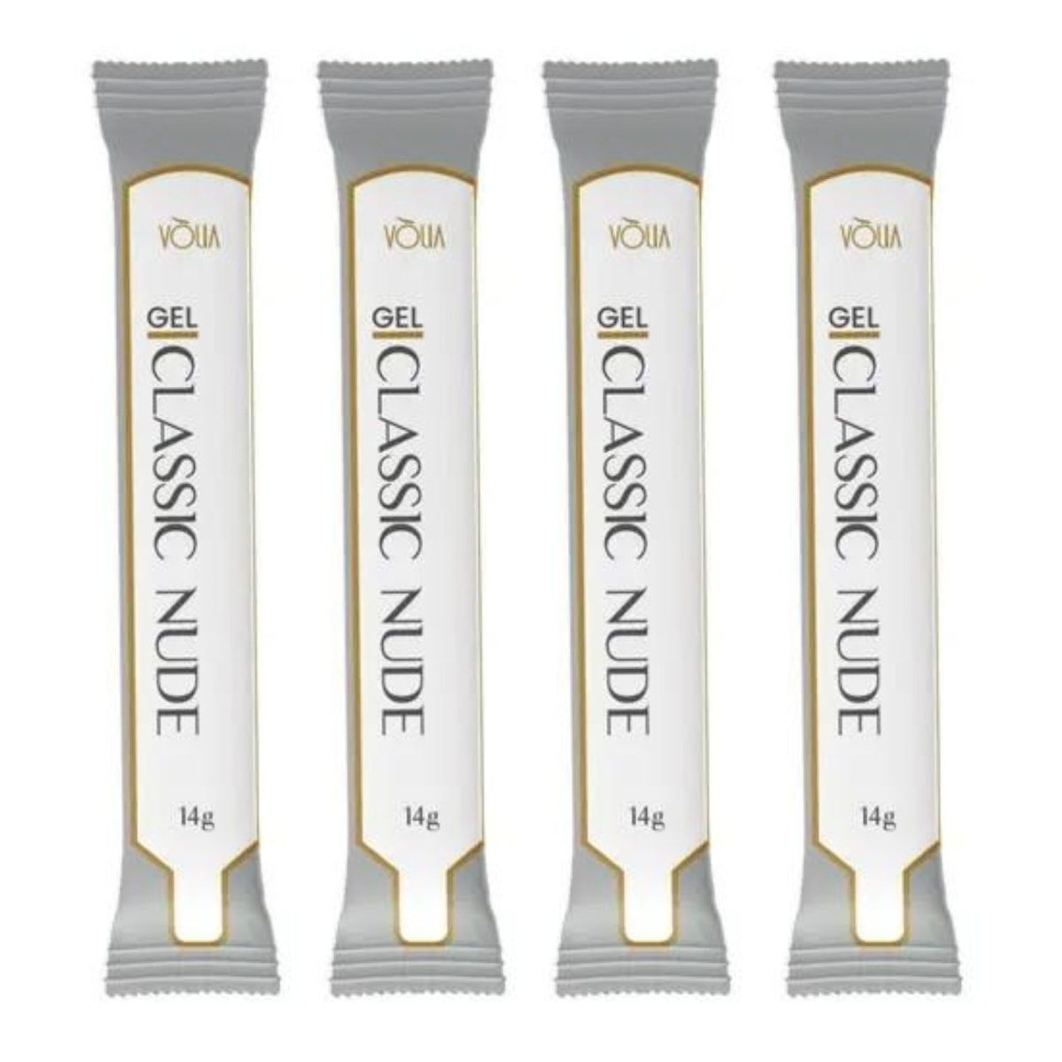 Gel Classic Nude Volia 14g - kit 4 unidades