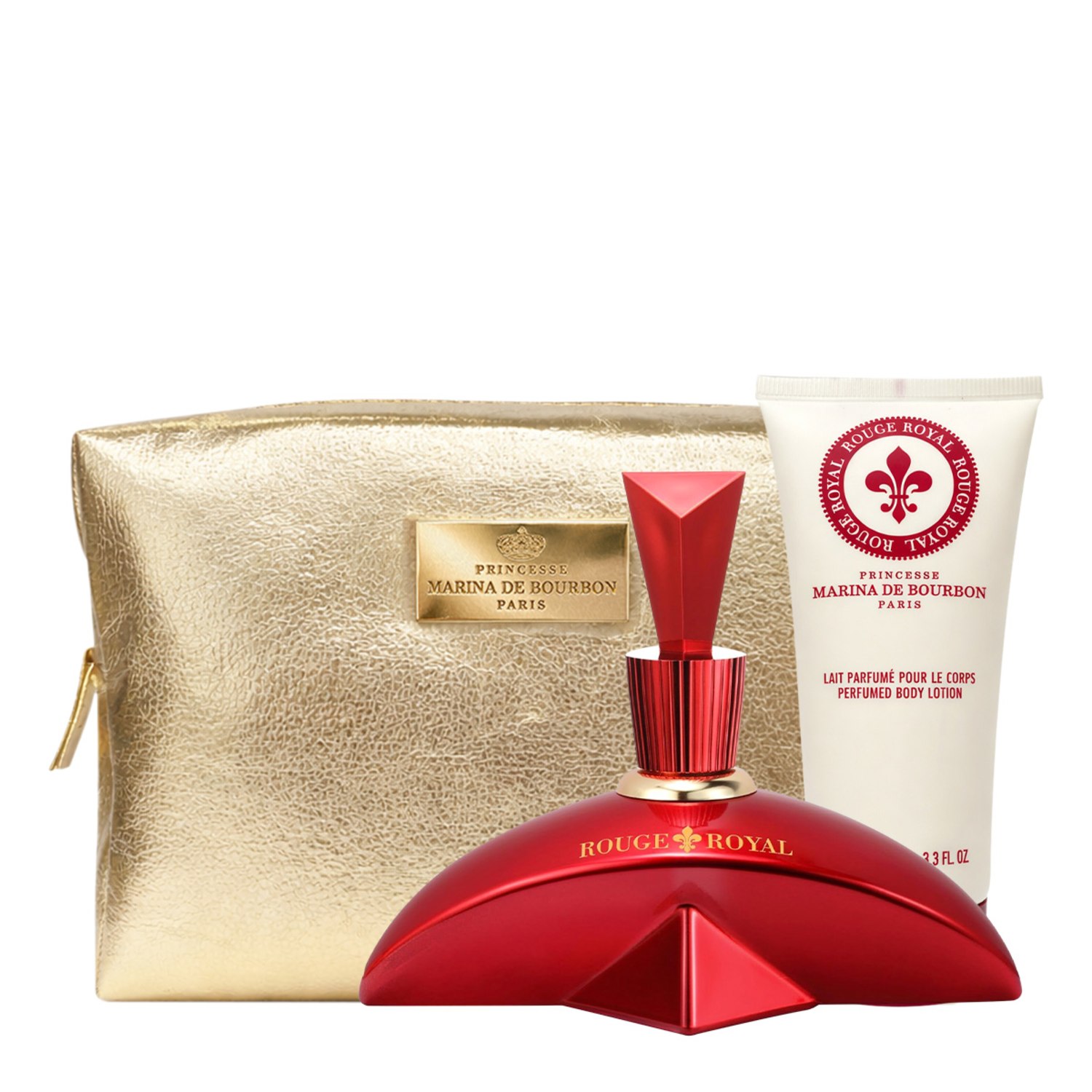 Marina de Bourbon Rouge Royal Kit Coffret Eau de Parfum Necessaire (3 produtos)