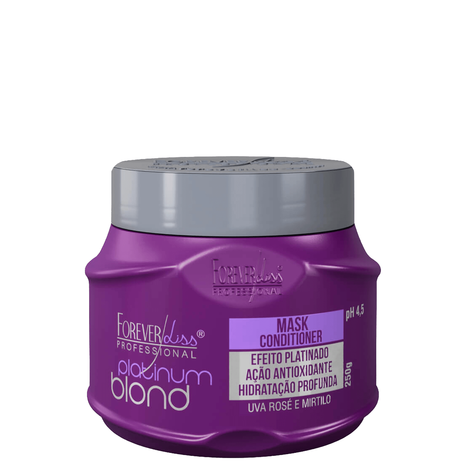 Forever Liss Professional Platinum Blond - Máscara Matizadora 250g