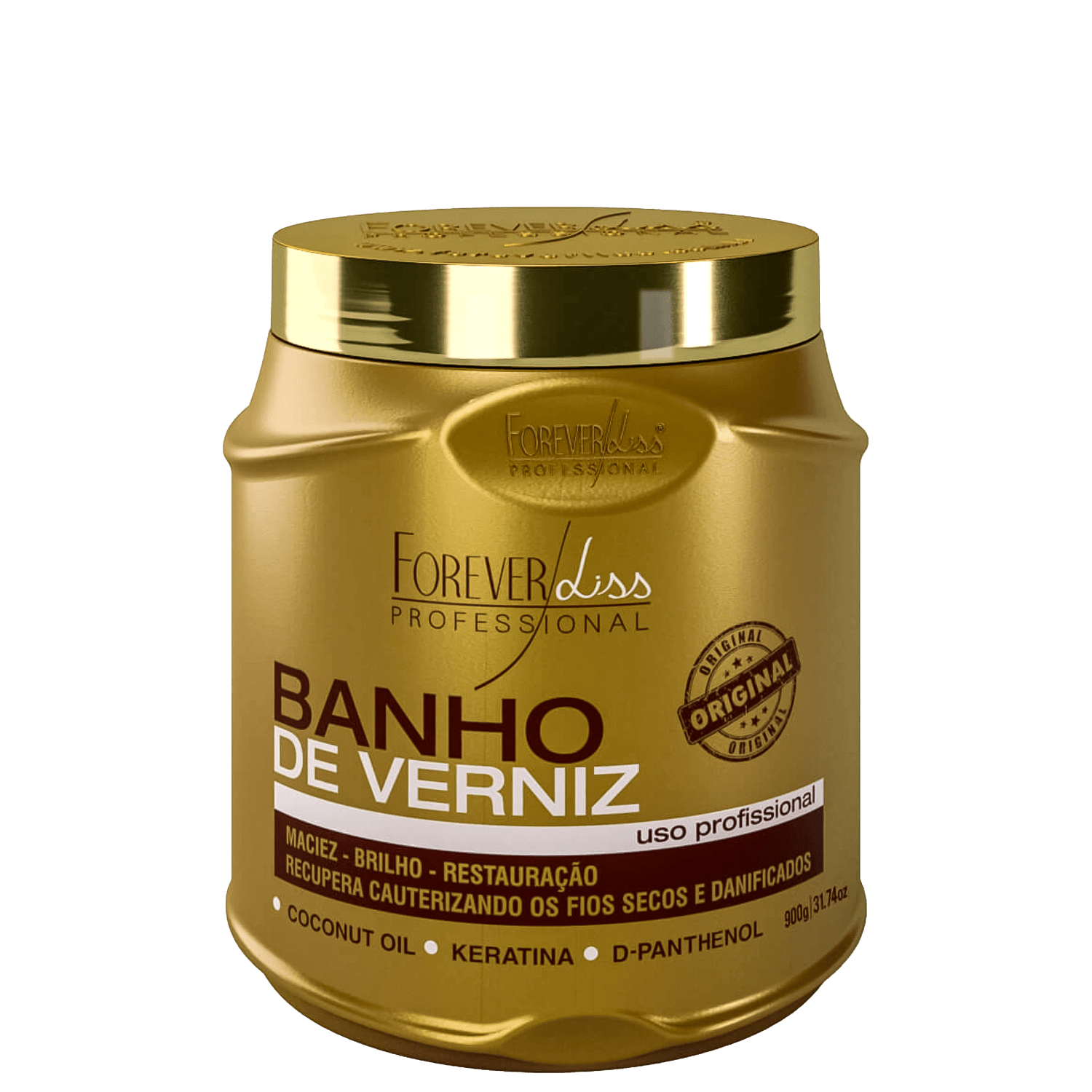 Forever Liss Professional Banho de Verniz - Máscara Capilar 900g