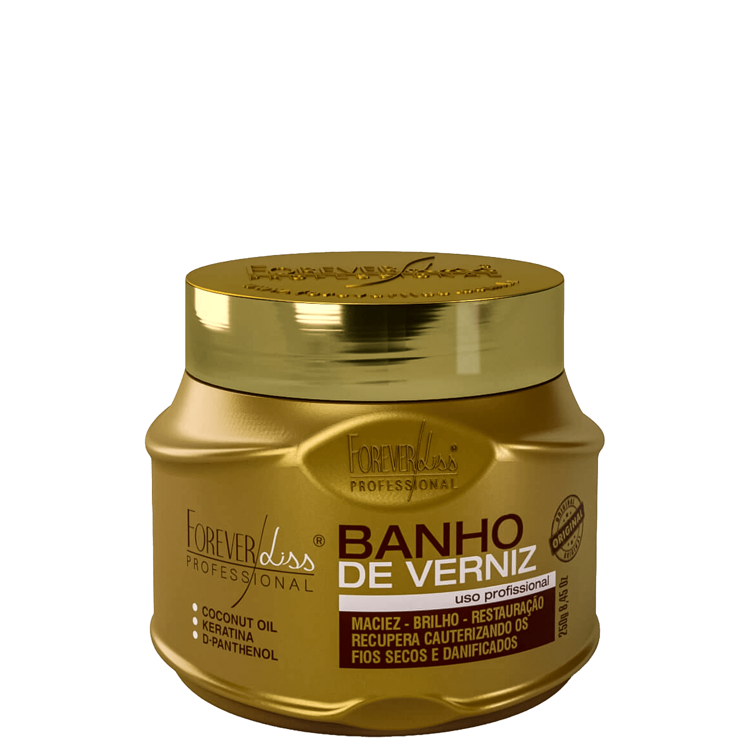 Forever Liss Professional Banho de Verniz - Máscara Capilar 250g