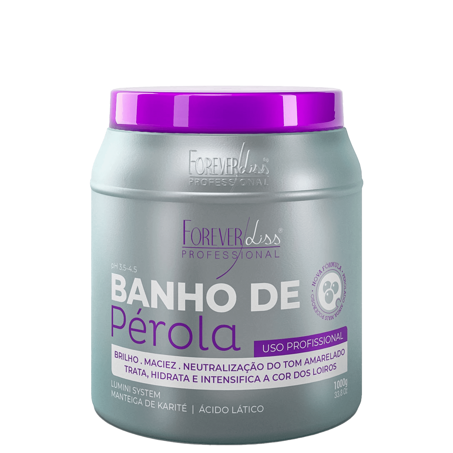 Forever Liss Professional Banho de Pérola - Máscara de Hidratação 1000g