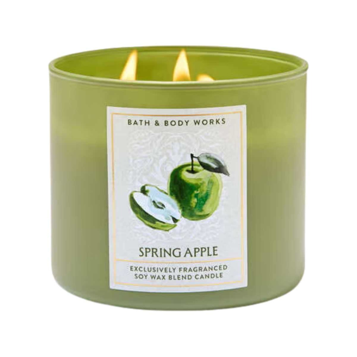 Vela 3 pavios Spring Apple Bath Body Work-411 gr