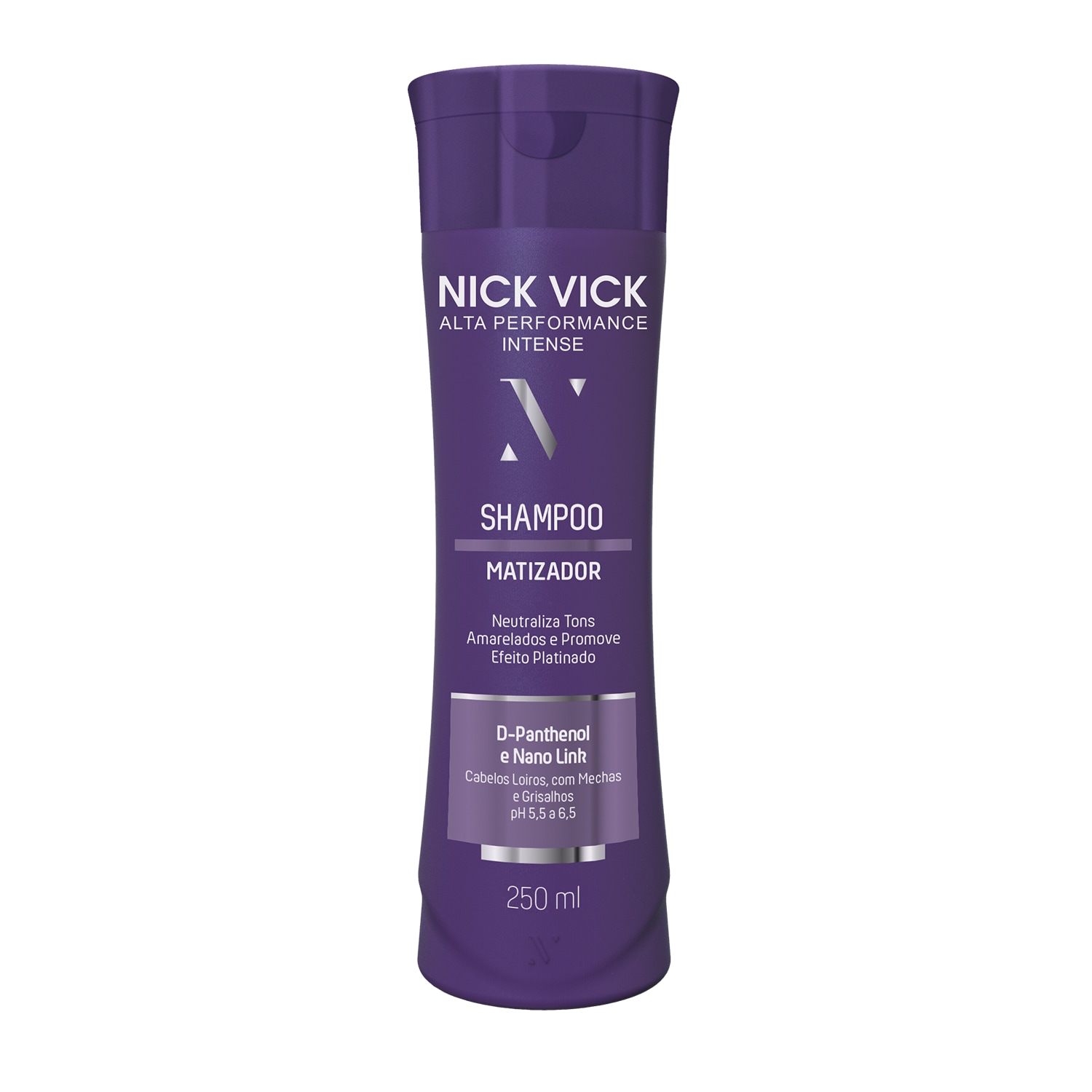 Nick & Vick Alta Performance Matizador - Shampoo Desamarelador 250ml