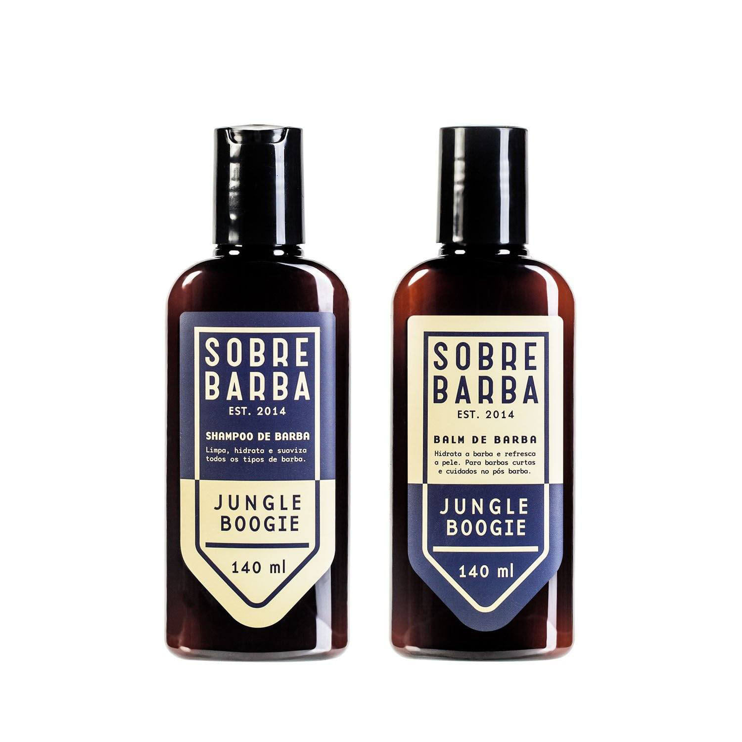 Dupla Sobrebarba - Shampoo e Balm de Barba - Jungle Boogie