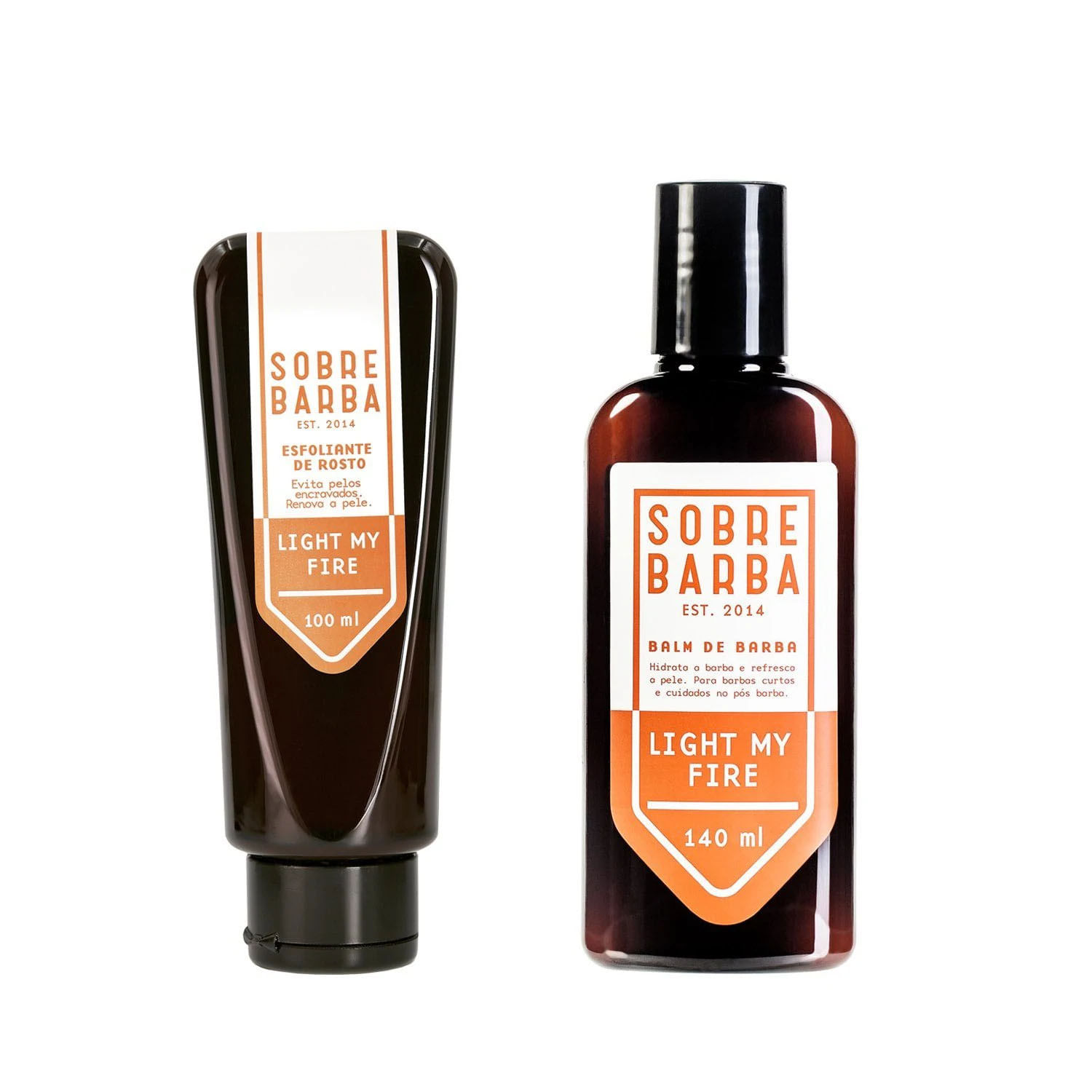 Dupla Sobrebarba - Esfoliante e Balm de Barba - Light my Fire
