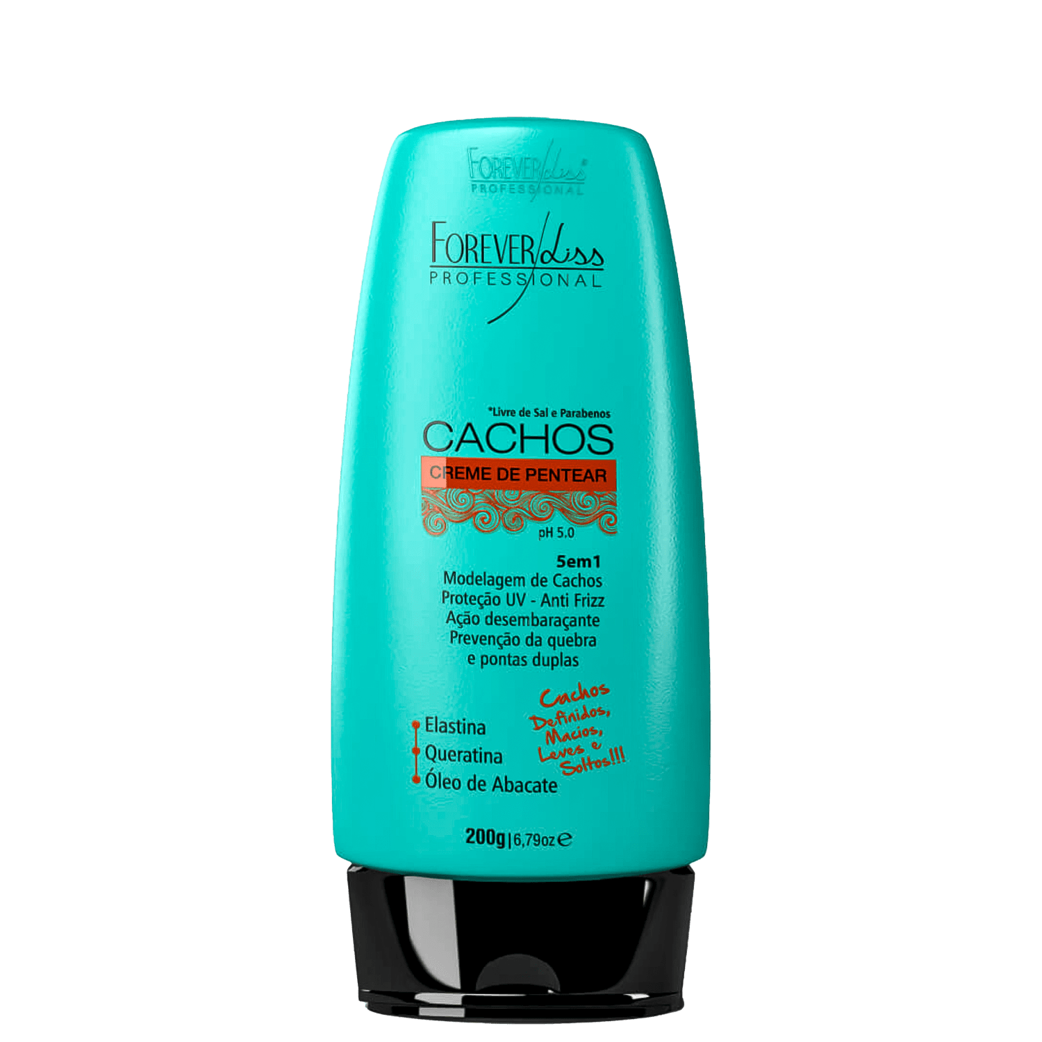 Forever Liss Professional Cachos 5 em 1 - Creme de Pentear 200g