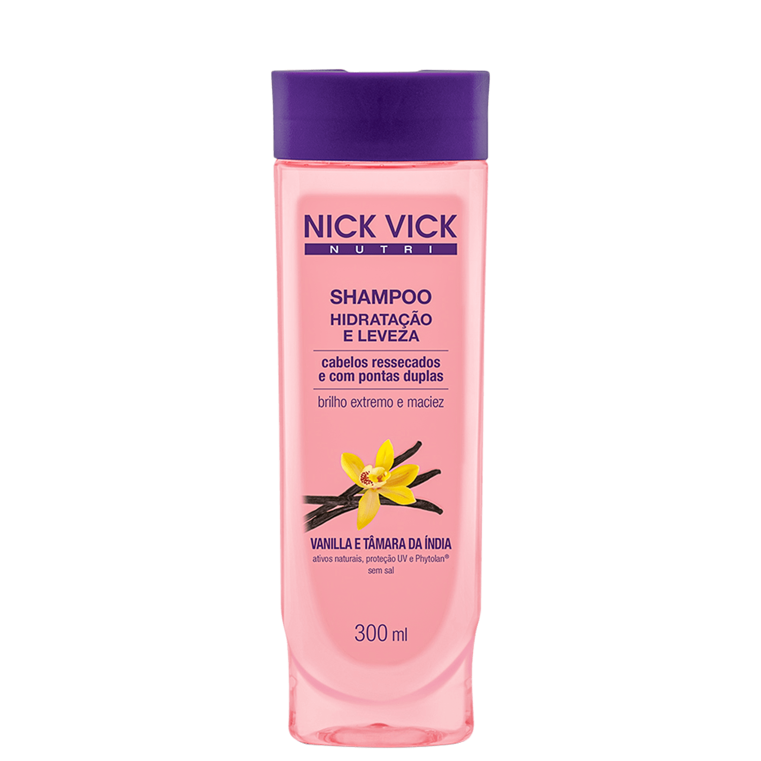 Nick & Vick NUTRI-Hair Hidratação e Leveza - Shampoo sem Sal 300ml