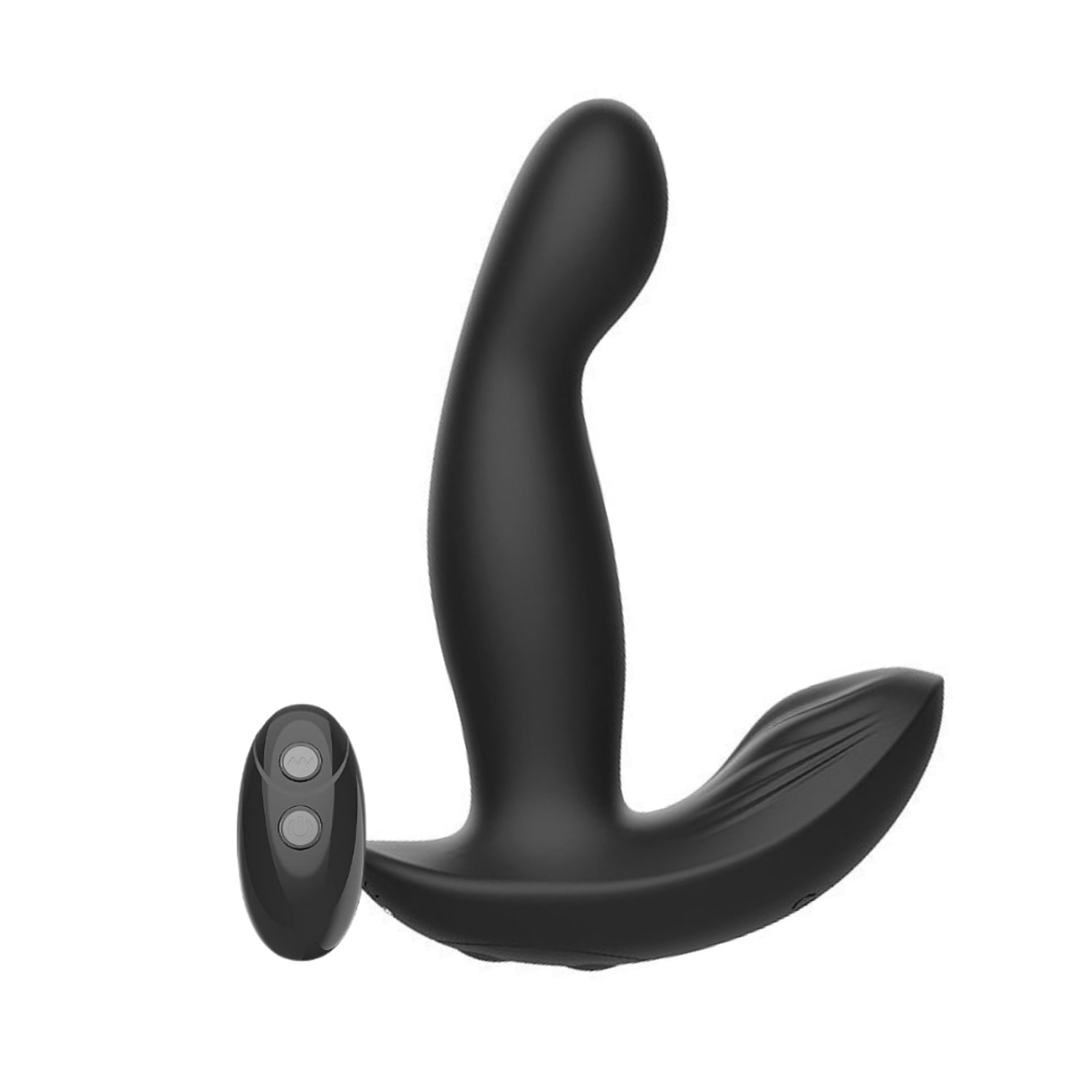 Vibrador de Próstata com Controle Remoto Função Dedilhar 10 Intensidades Silicone Recarregável