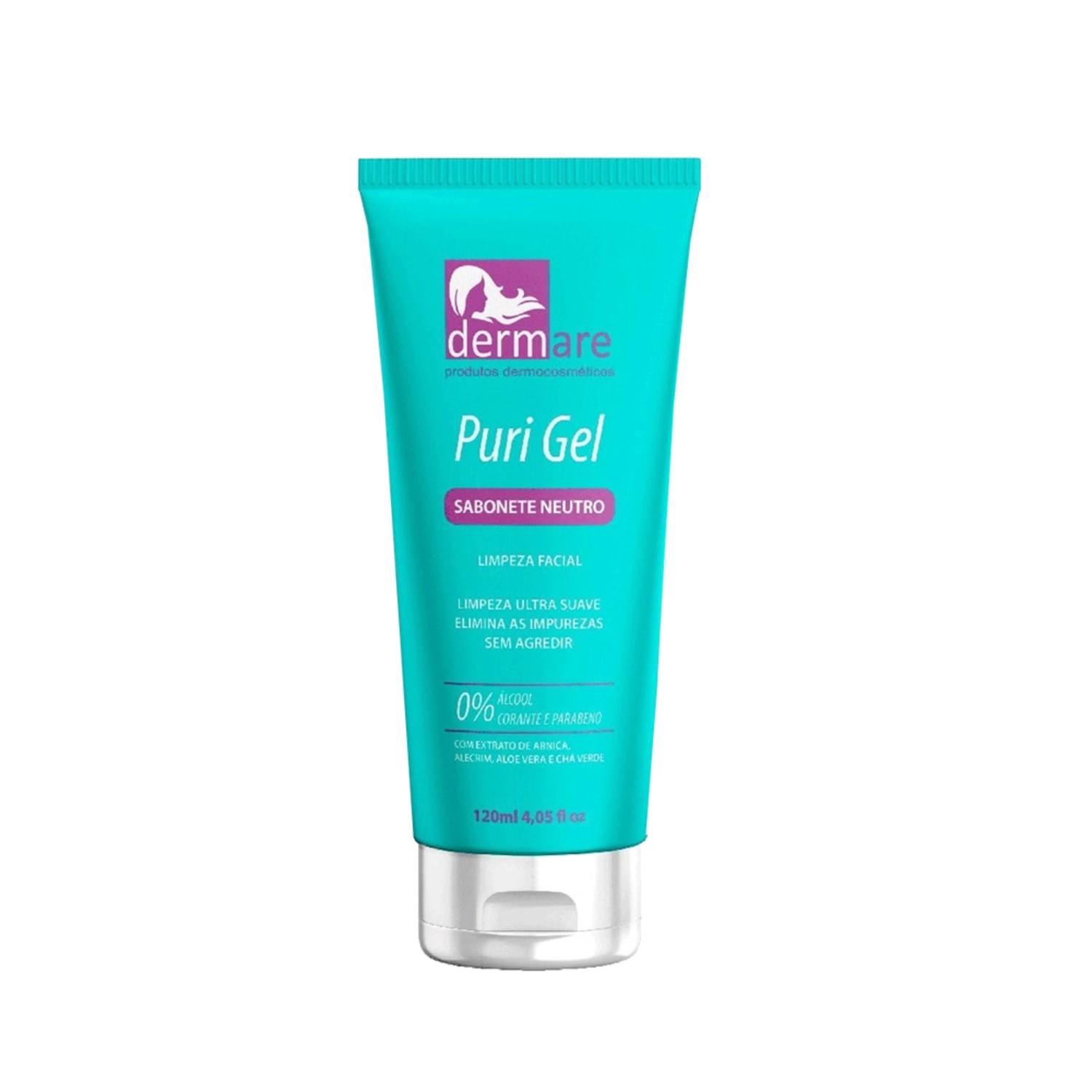 Puri Gel Sabonete Limpeza Facial Neutro - Dermare