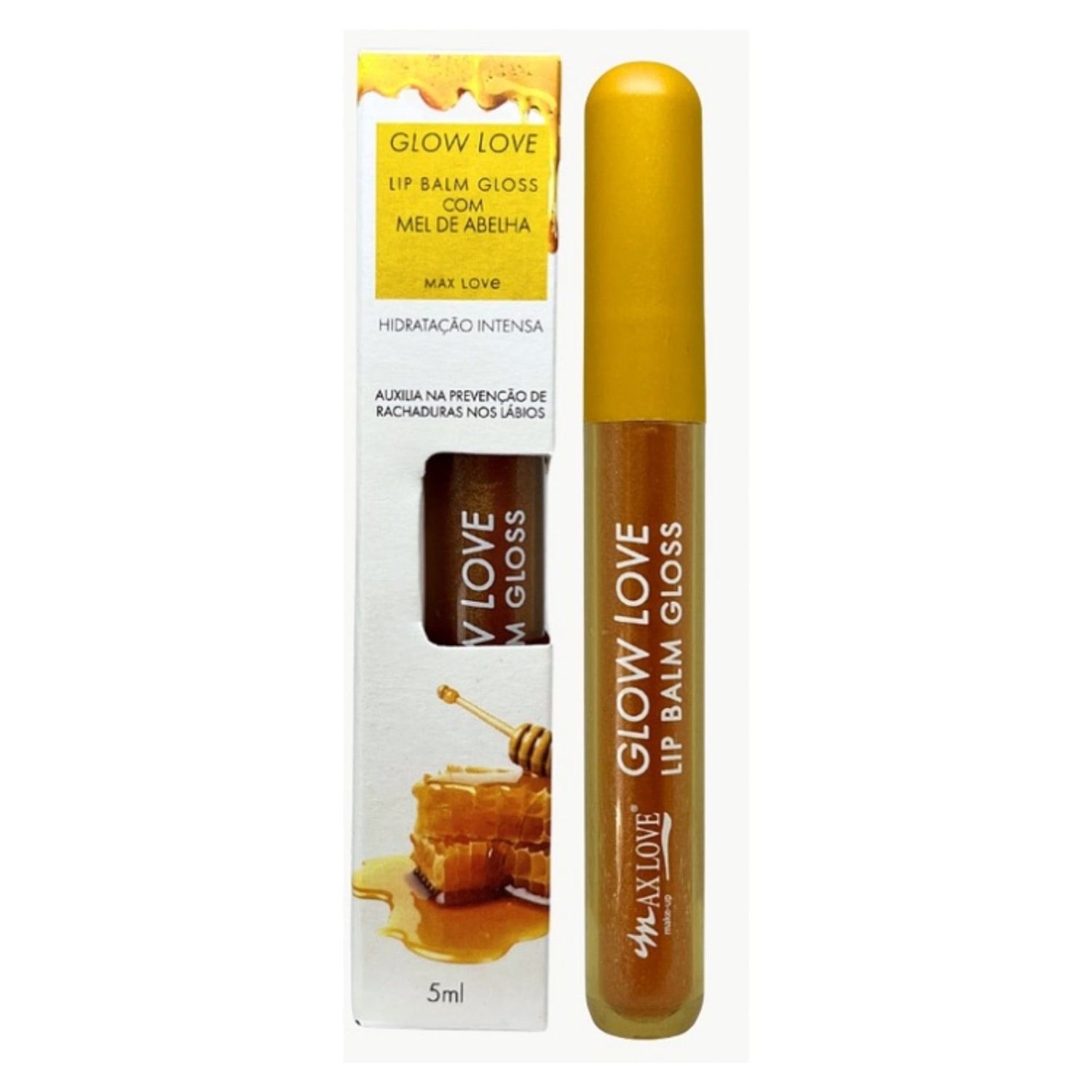 Lip Balm Glow Love Com Mel de Abelha Cor 421 Max Love 5ml