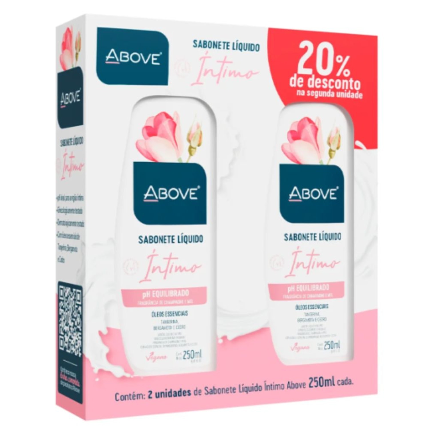 Kit Sabonete Íntimo Above 2x250ml