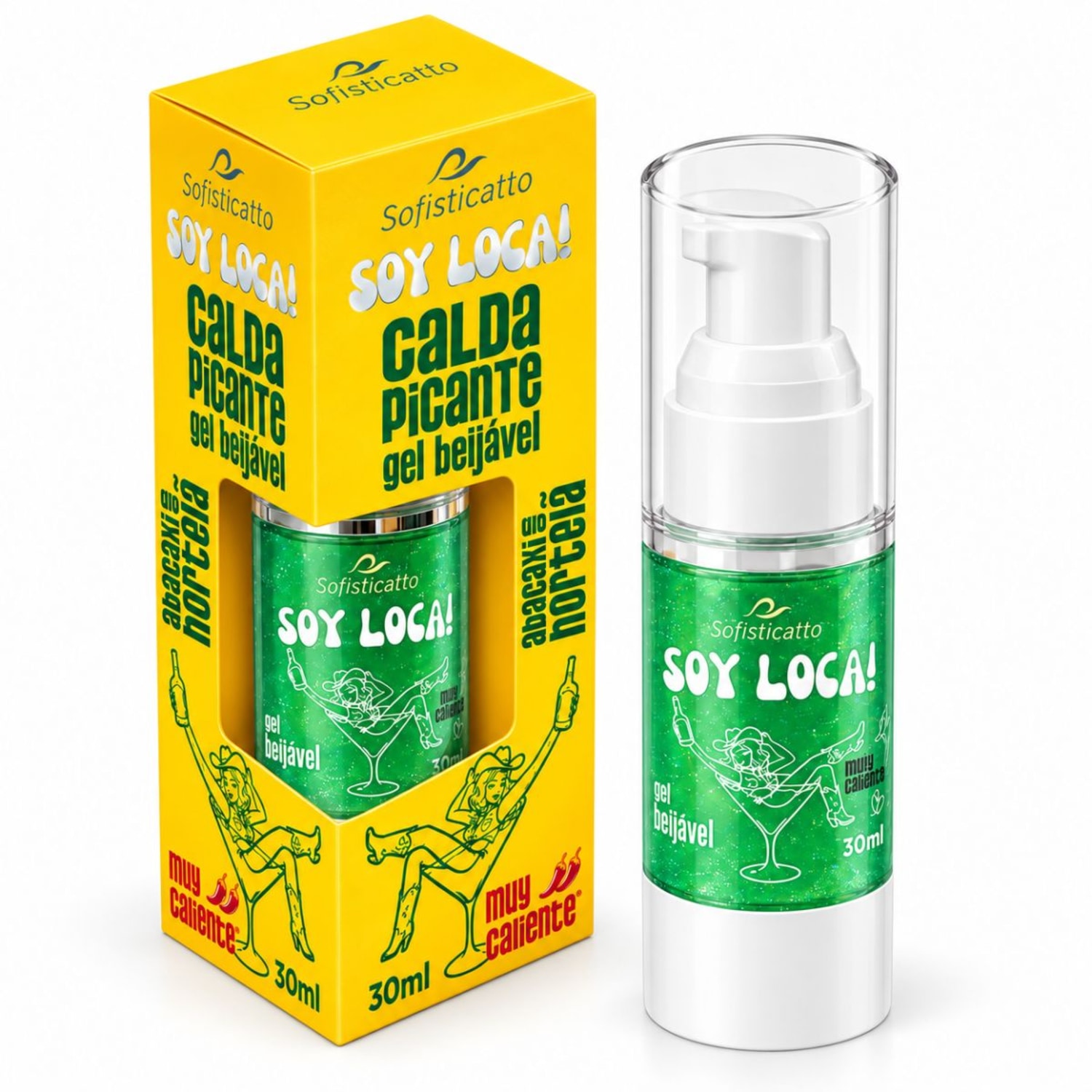 Soy Loca Calda Picante Beijável Abacaxi Com Hortelã