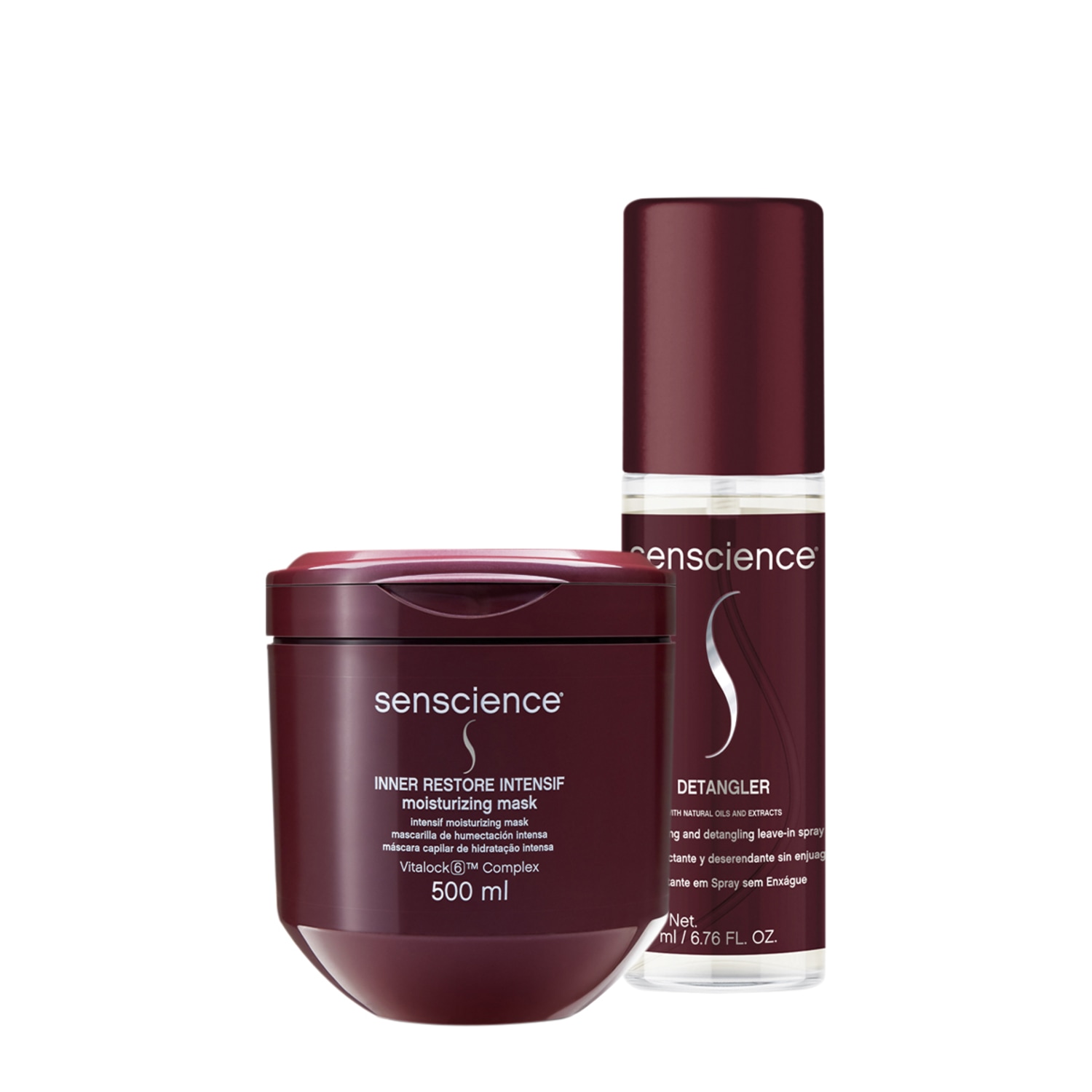 Kit Senscience Inner Restore Intensif Detangler Plus (2 Produtos)