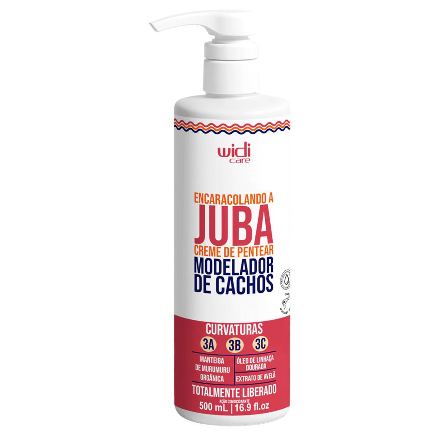 WIDI CARE ENCARACOLANDO A JUBA CREME DE PENTEAR 500ML