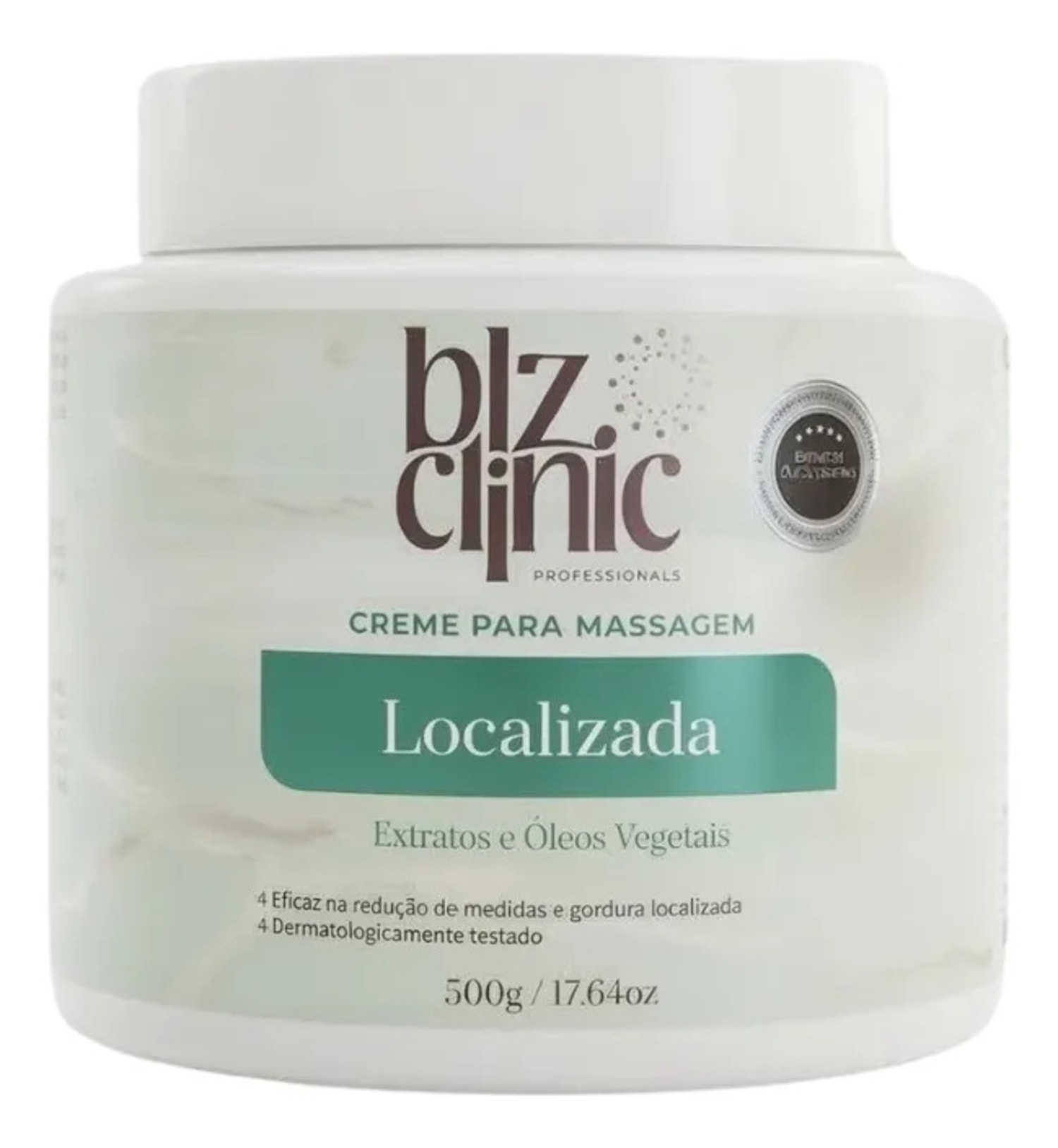 Creme Massagem Localizada Blz Clinic 500g Redutor De Medidas Notas Herbal-refrescantes.