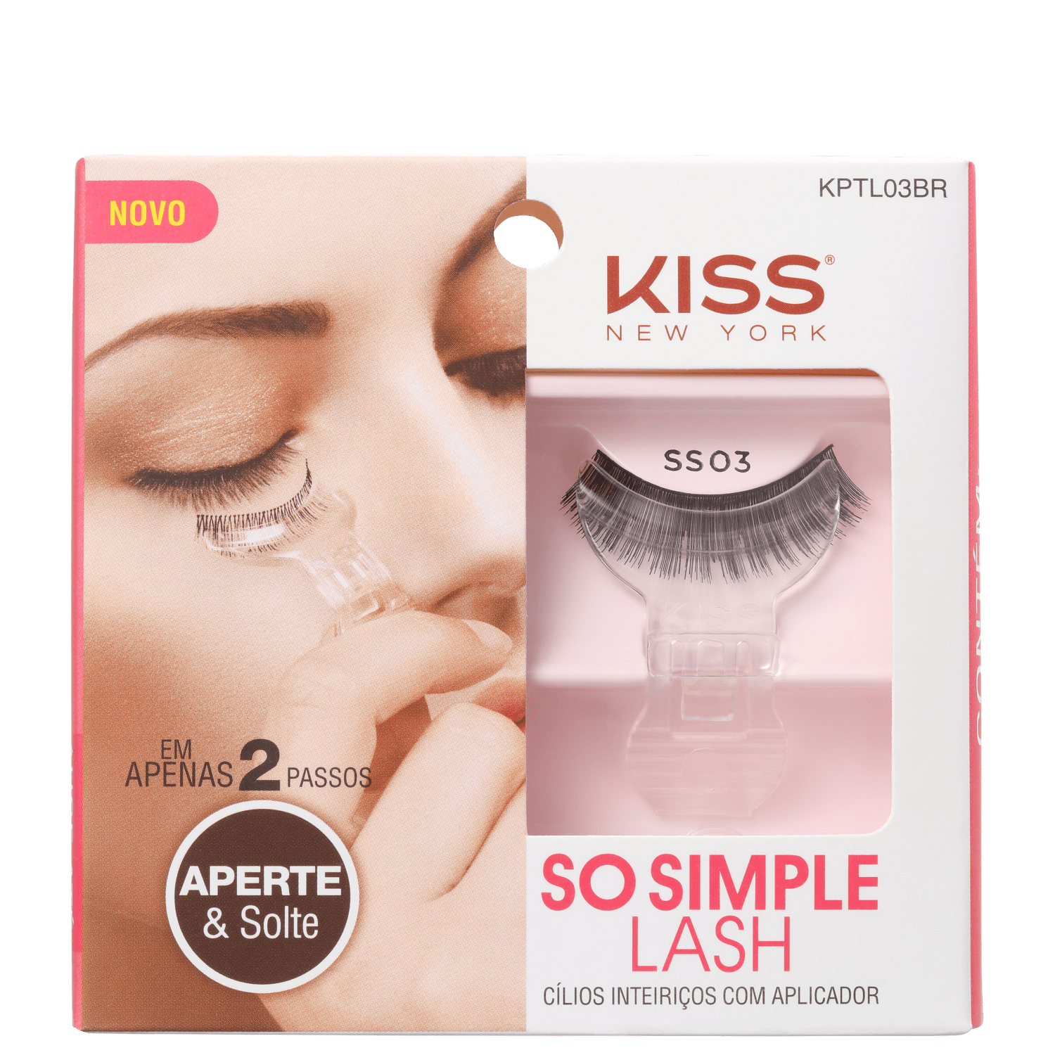 Kiss New York So Simple Lash 03 - Cílios Postiços