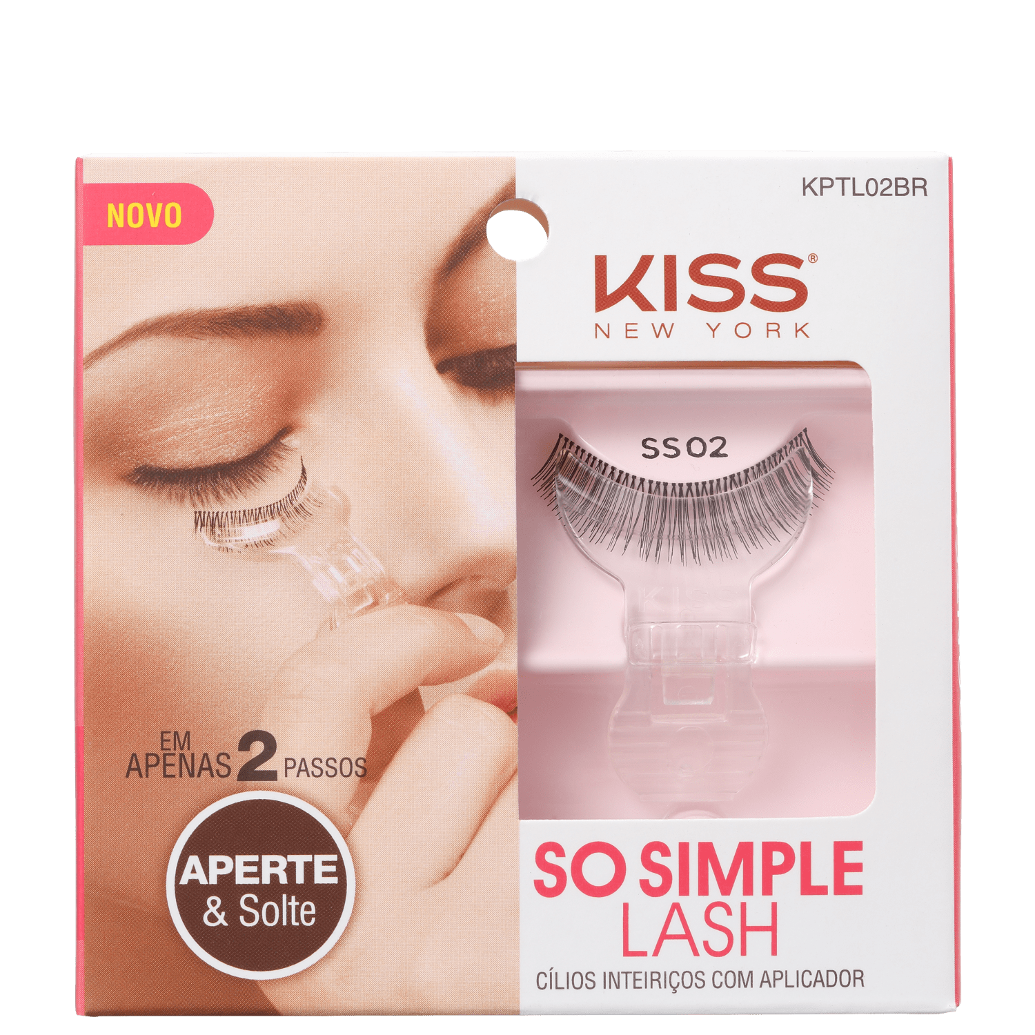 Kiss New York So Simple Lash 02 - Cílios Postiços
