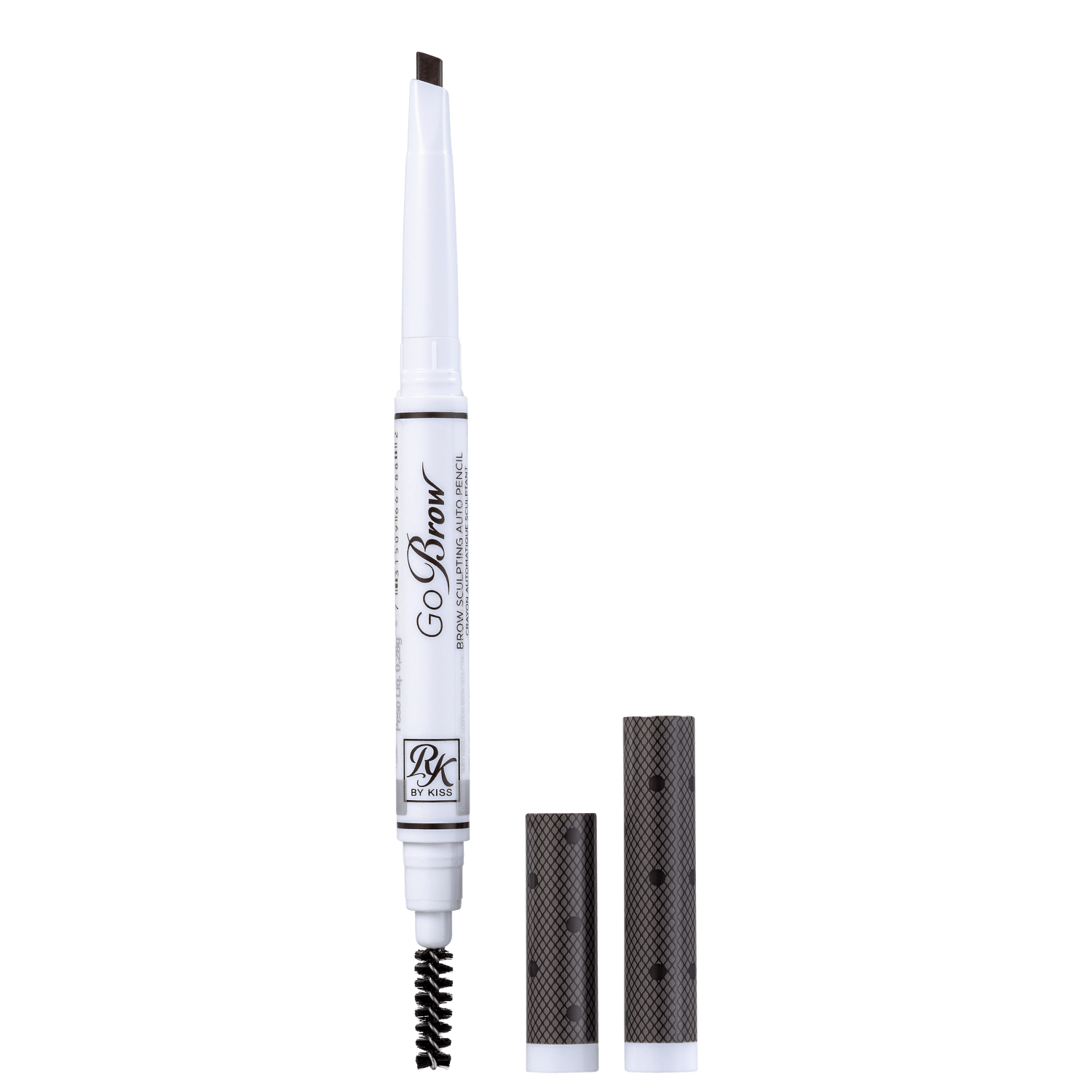 Ruby Kisses GoBrow Eyebrow Sculpting Auto Pencil Black Brown - Lápis para Sobrancelha 0,28g
