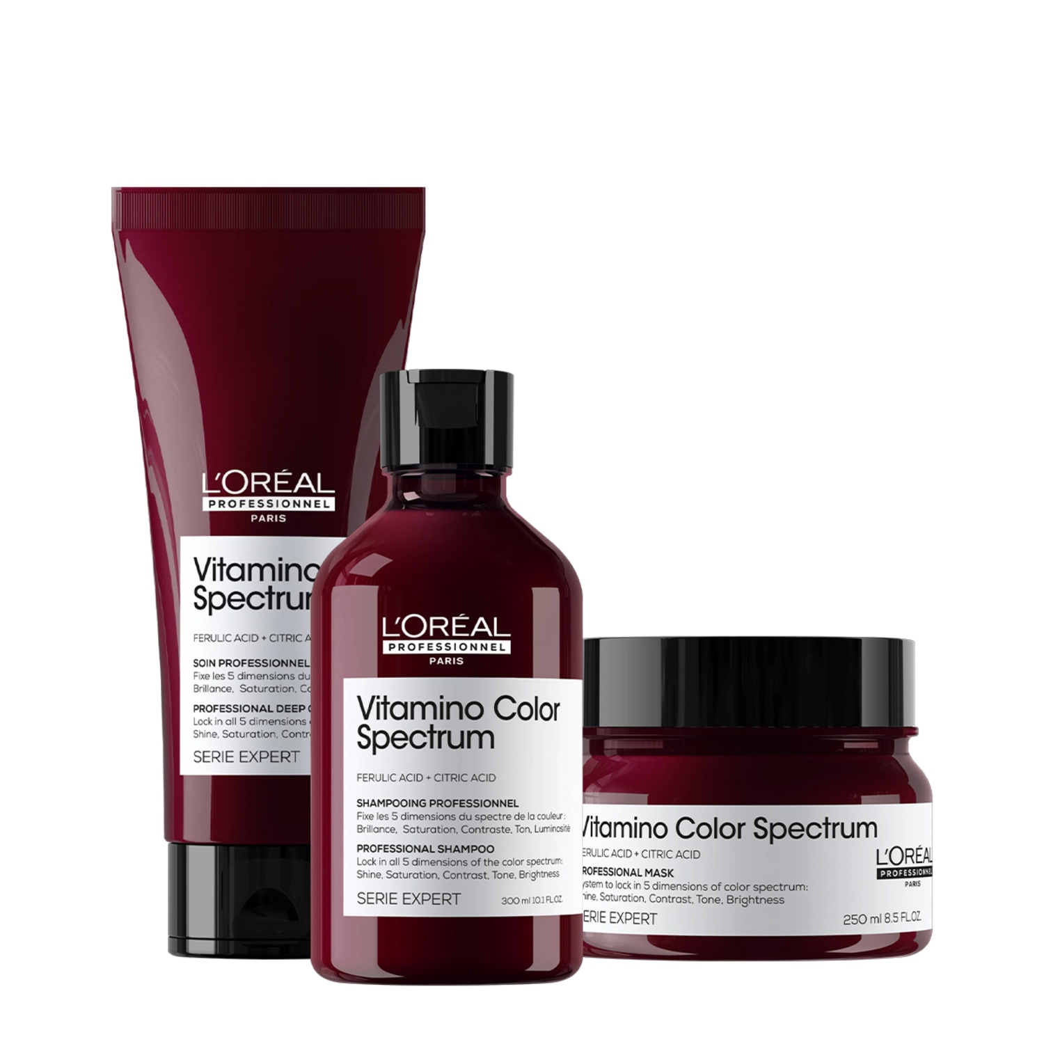 Kit L'Oréal Professionnel Vitamino Color Spectrum Home Care (3 produtos)