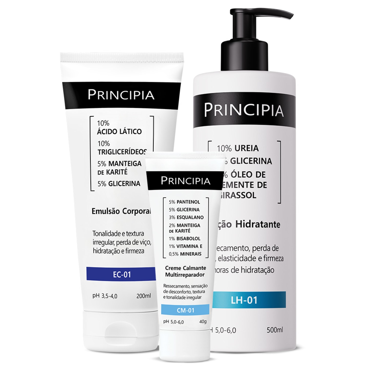 Kit Principia EC-01 + CM-01 + LH-01 (3 Produtos)