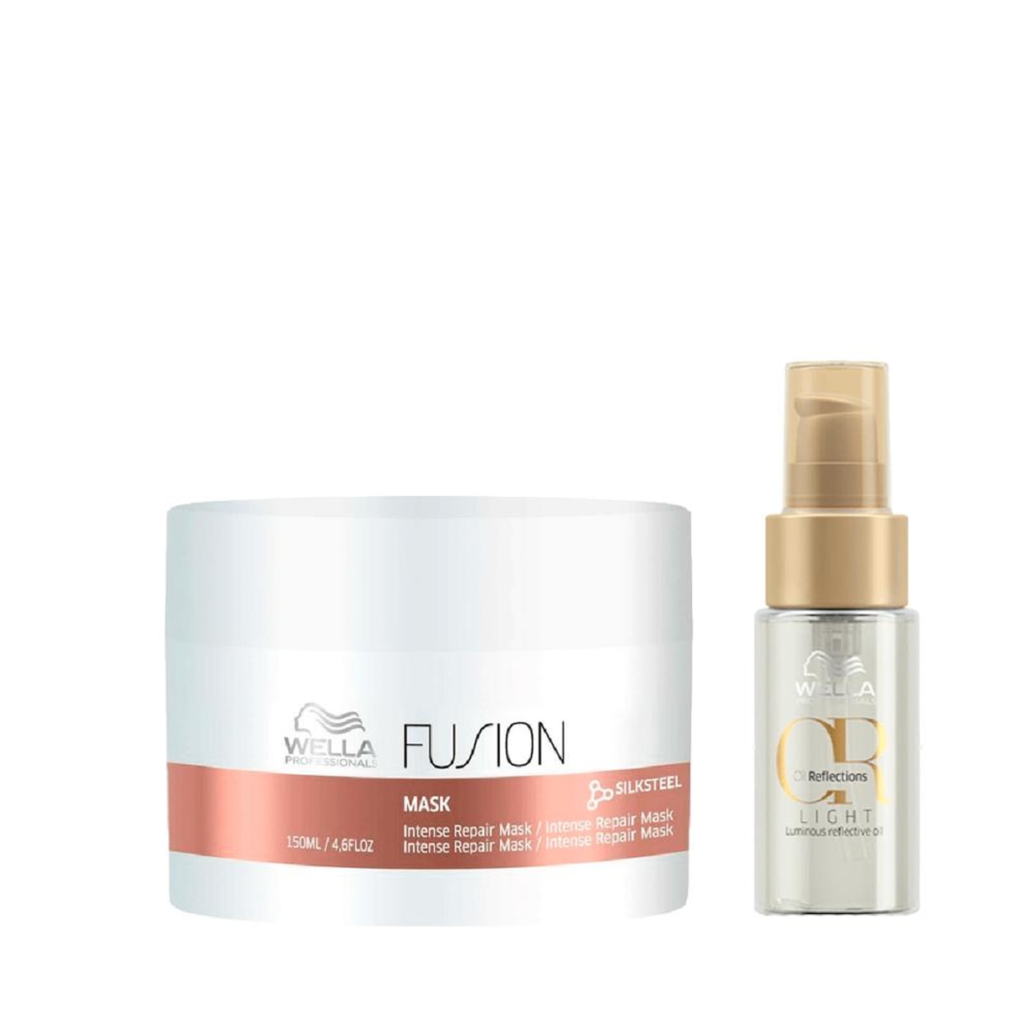 Kit Wella Professionals Fusion Oil Reflections Duo Intense (2 Produtos)