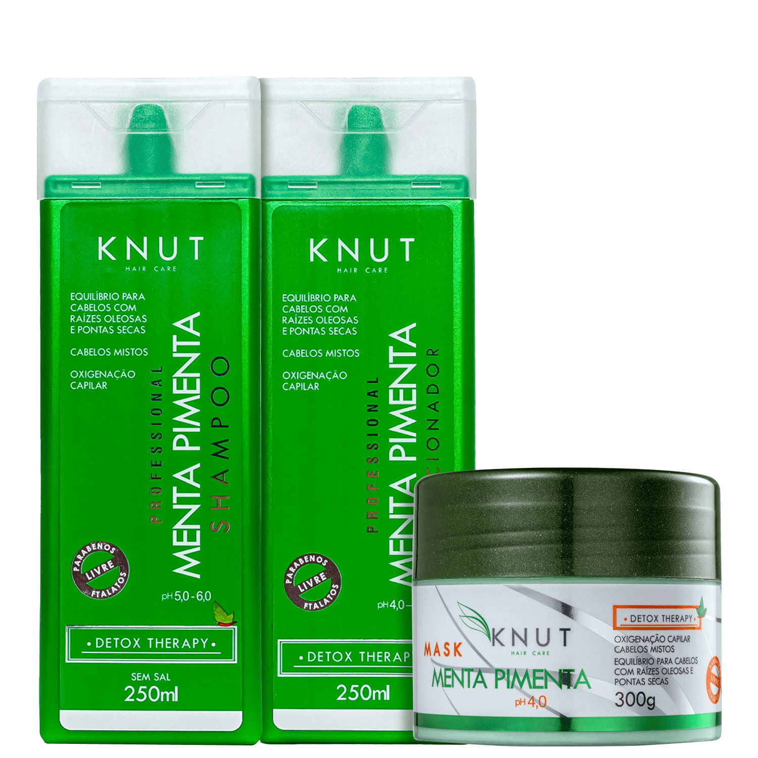 Kit Knut Menta Pimenta Trio (3 Produtos)