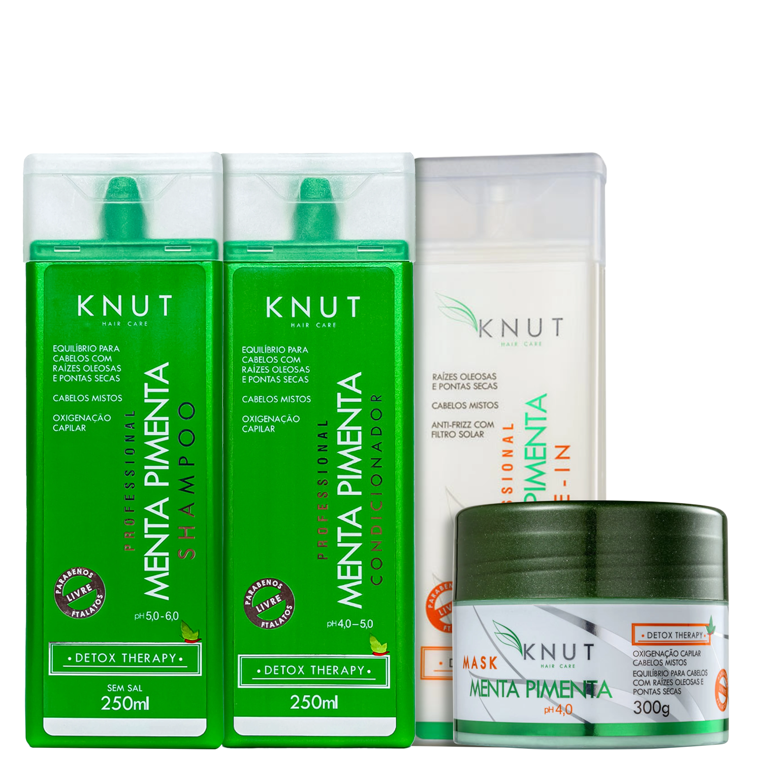 Kit Knut Menta Pimenta Full (4 Produtos)