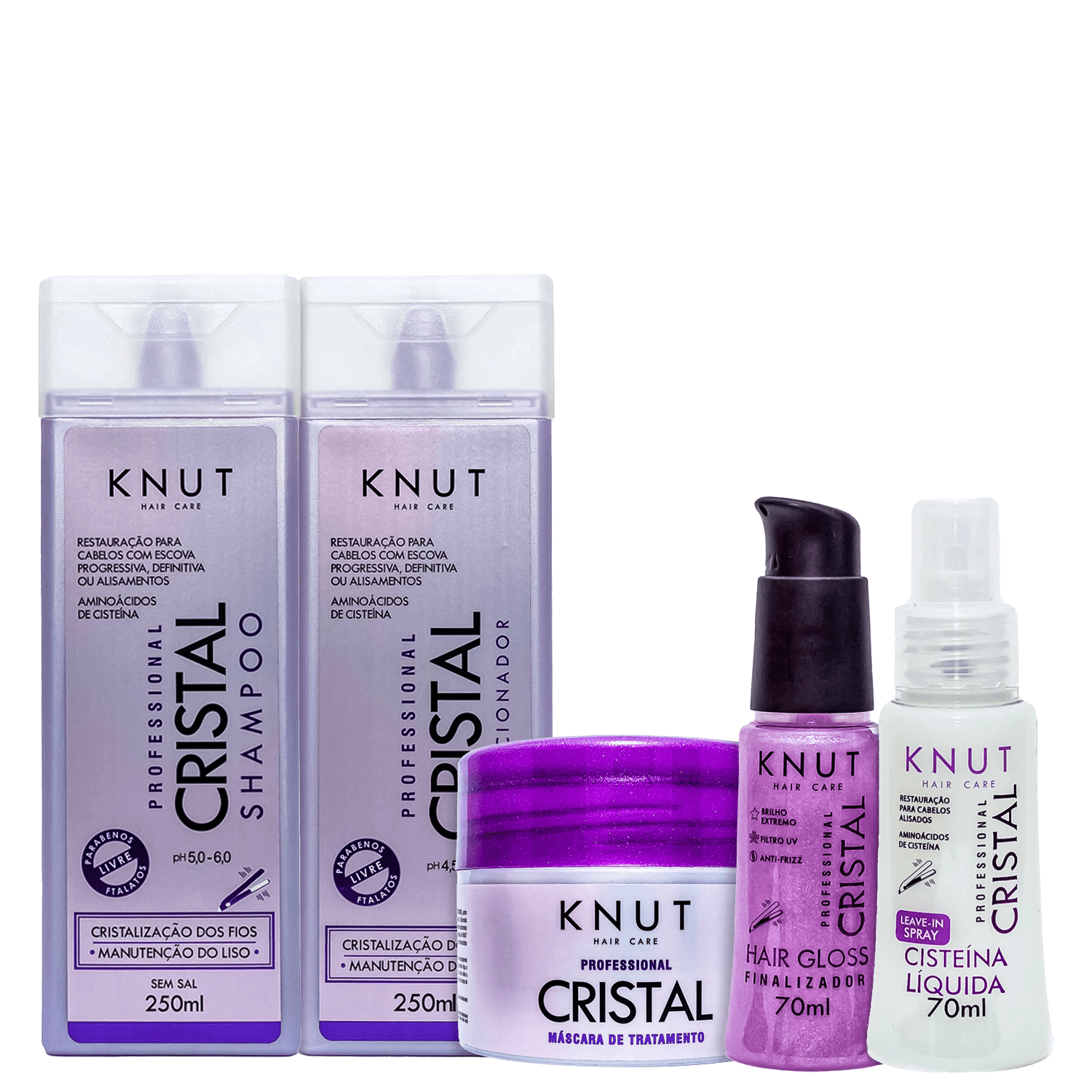 Kit Knut Cristal Full (5 Produtos)