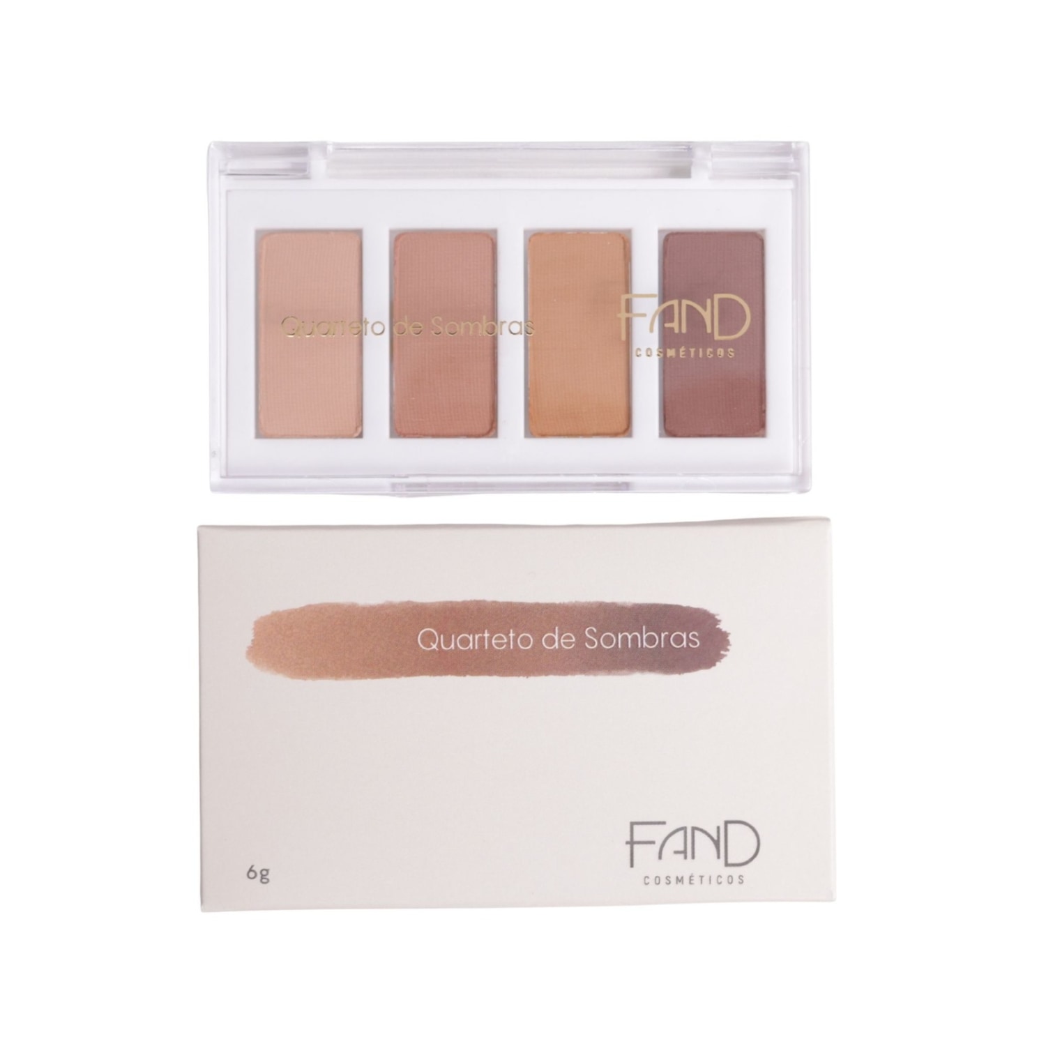 Fand Cosméticos Básica - Paleta de Sombras 6g