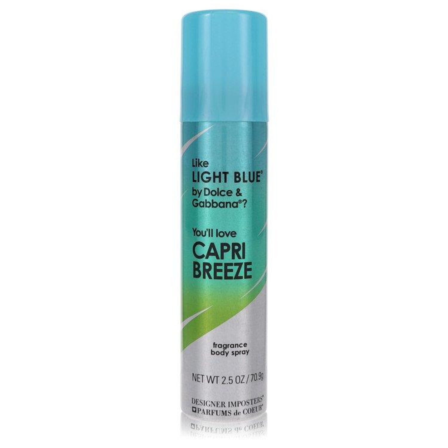 Perfume Feminino Designer Imposters Capri Breeze Parfums Coeur 75 ML P/ Corpo