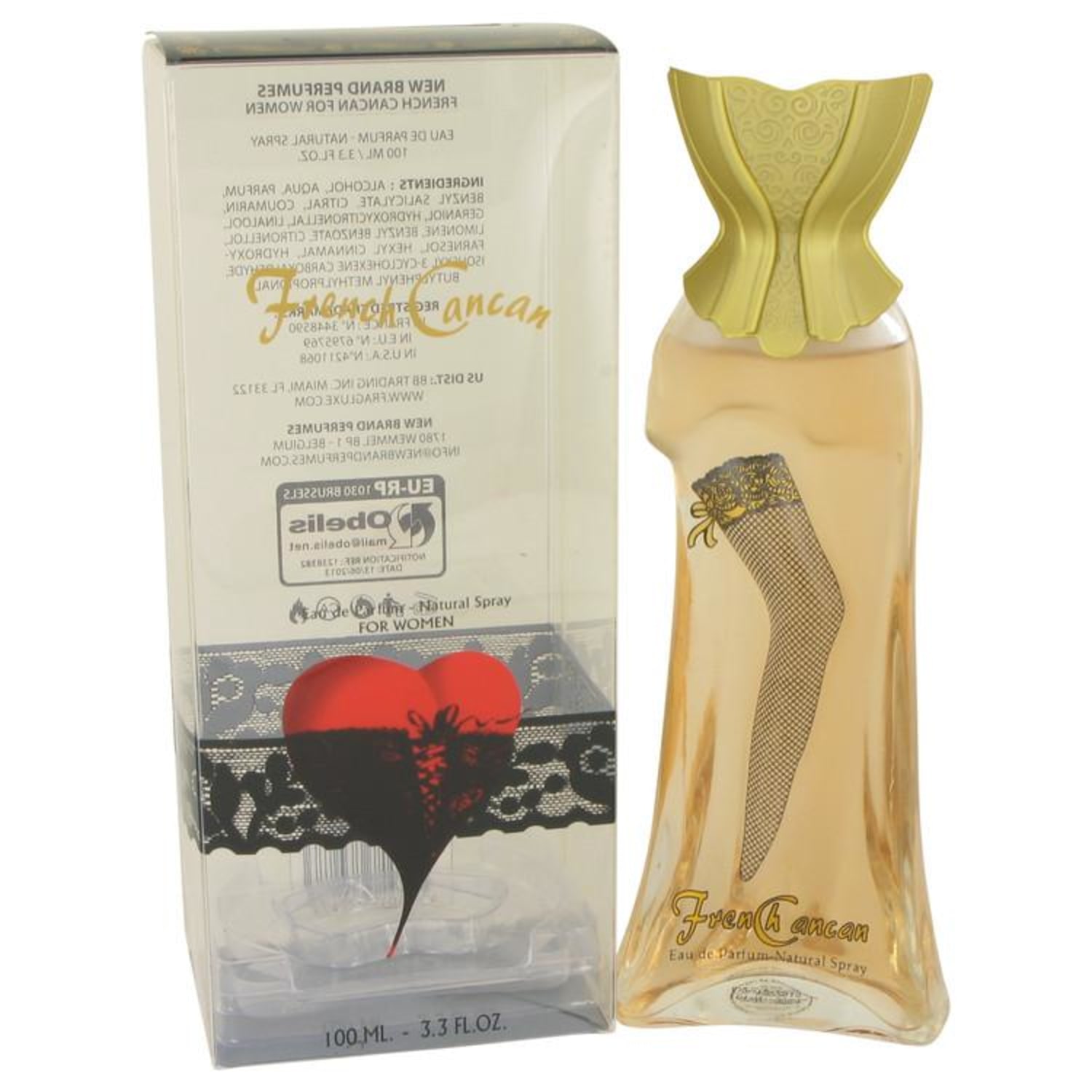 Perfume Feminino French Cancan New Brand 100 ML Eau De Parfum