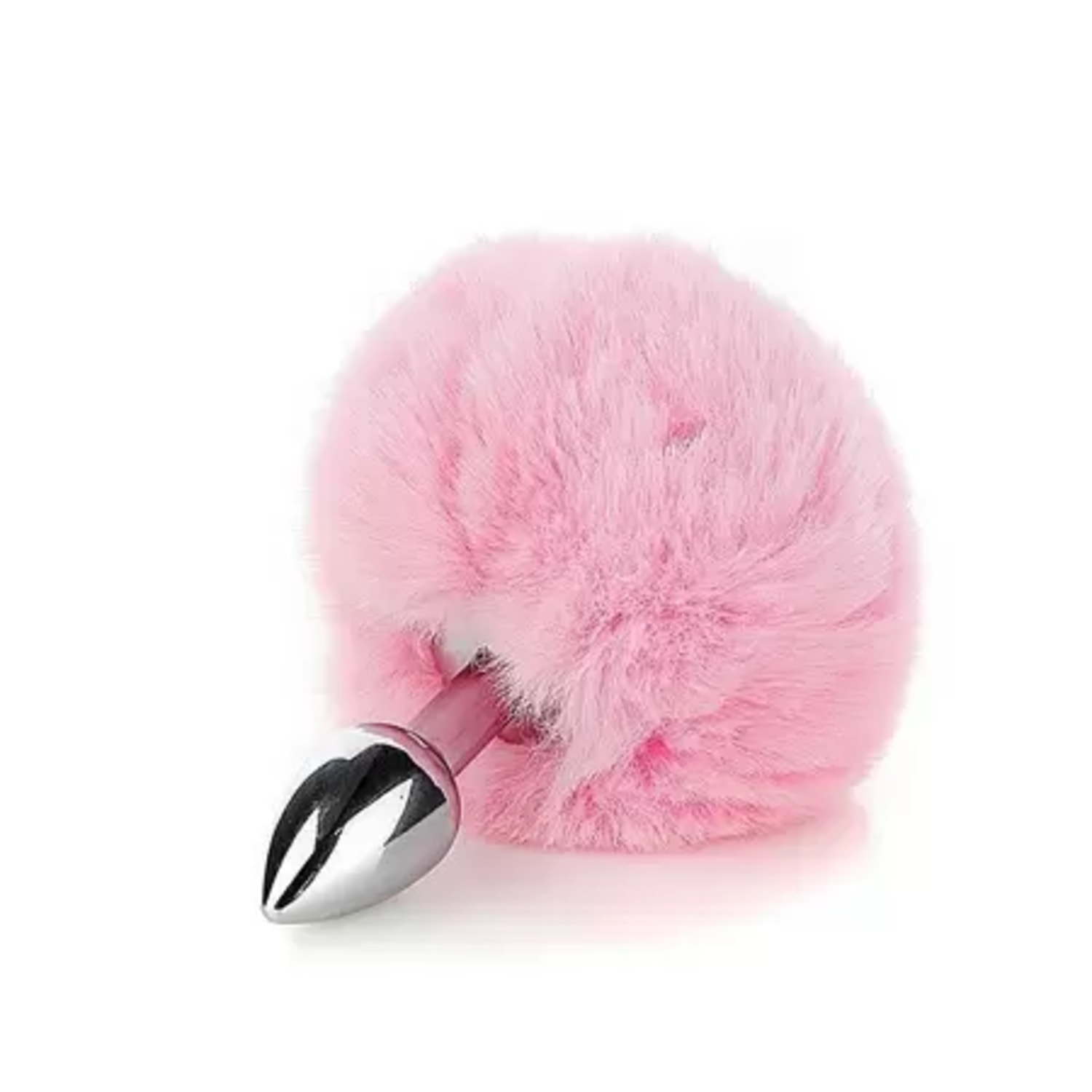 Sexy Import Coelho Pom Pom Rosa 7cm x 2,8cm - Plug Anal em Aço
