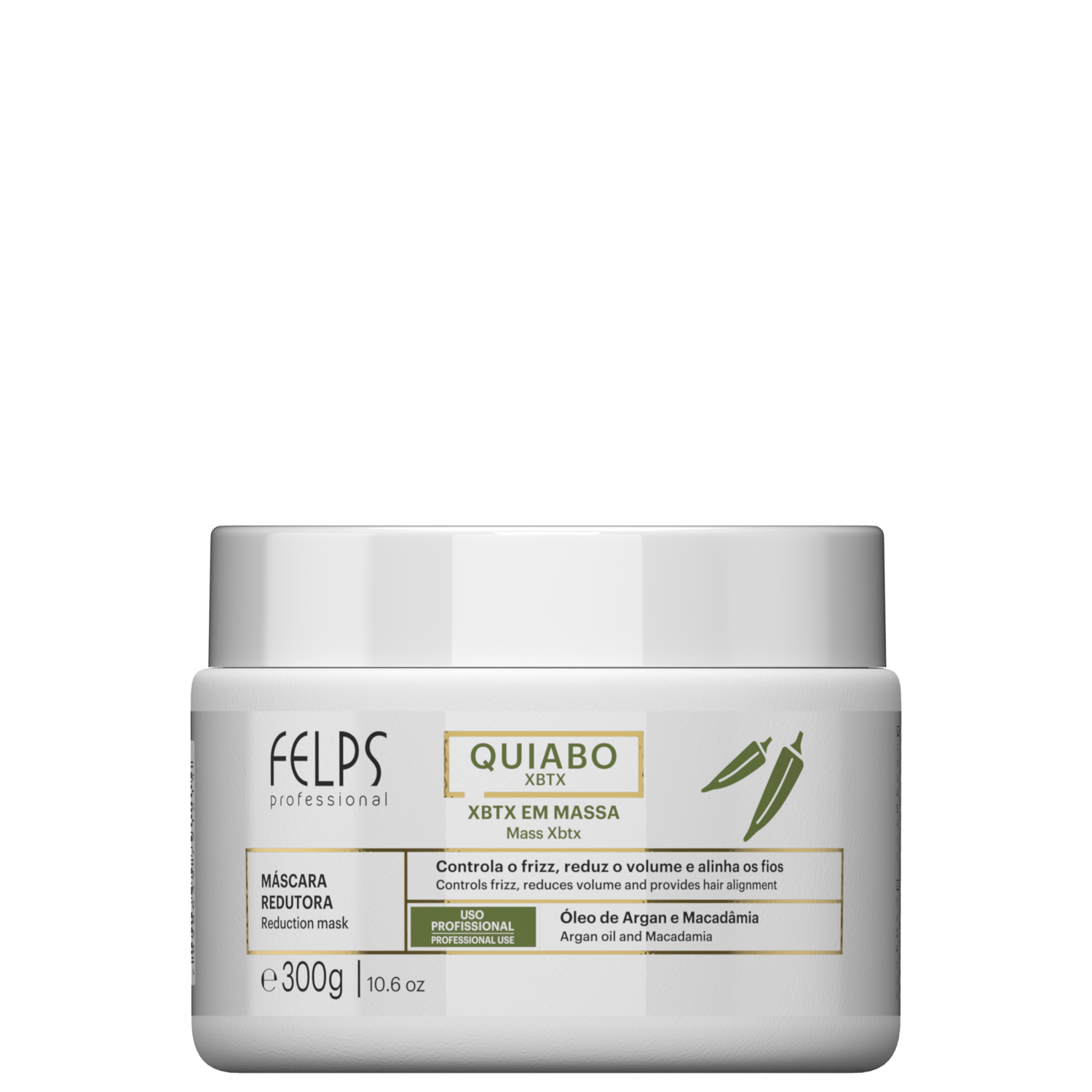 Felps Professional XBTX de Okra - Redutor de Volume 300g