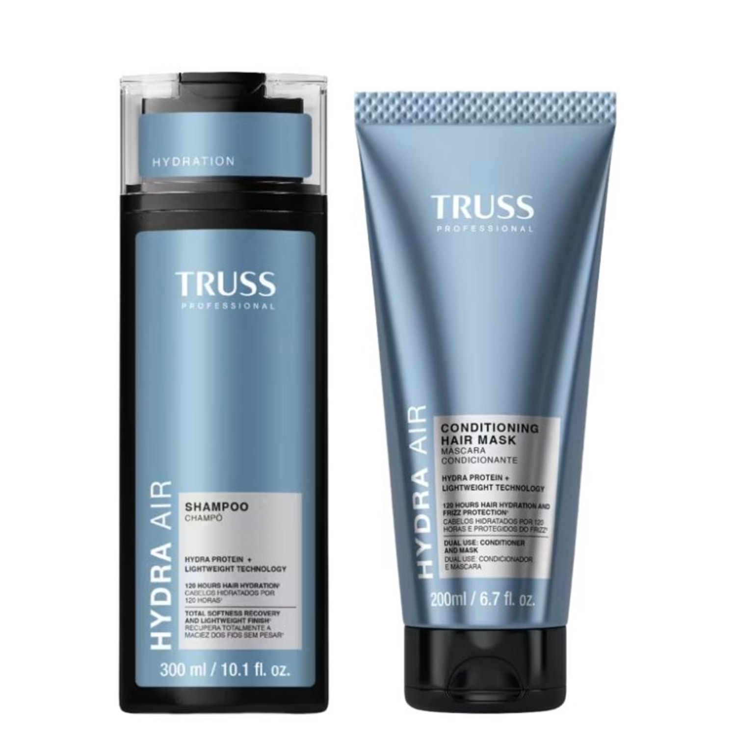 Kit Truss Hydra Air (shampoo300ml+condicionador200ml)