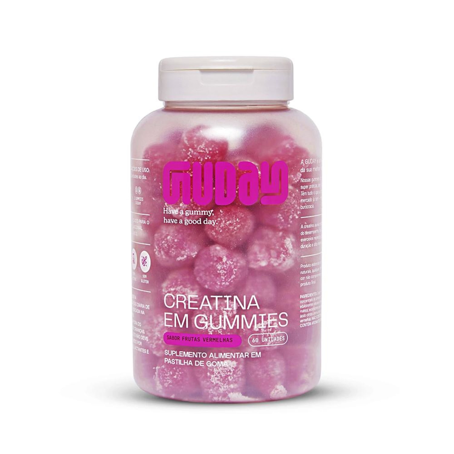 Guday Creatina Gummy Frutas Vermelhas 60un