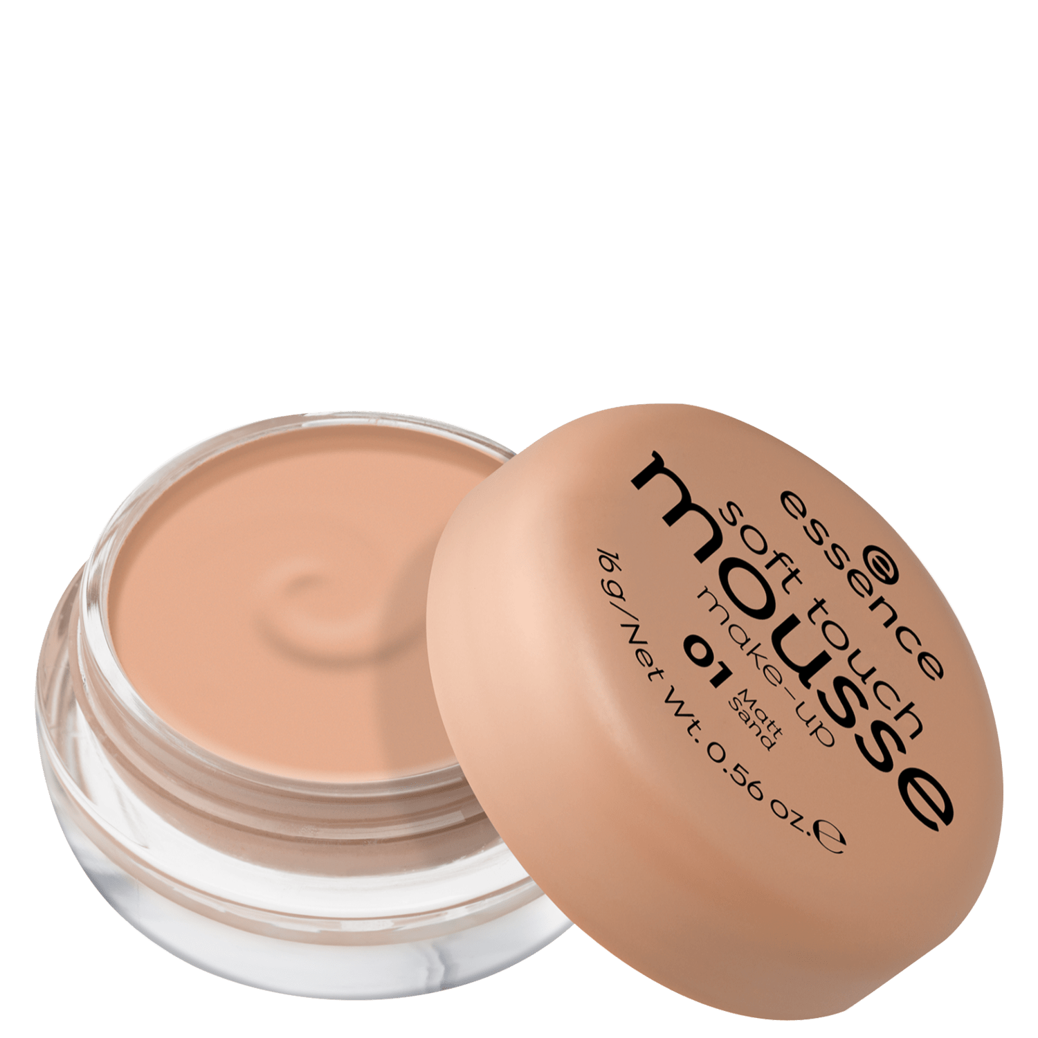 Essence Soft Touch Mousse 01 Matt Sand - Base Cremosa 16g