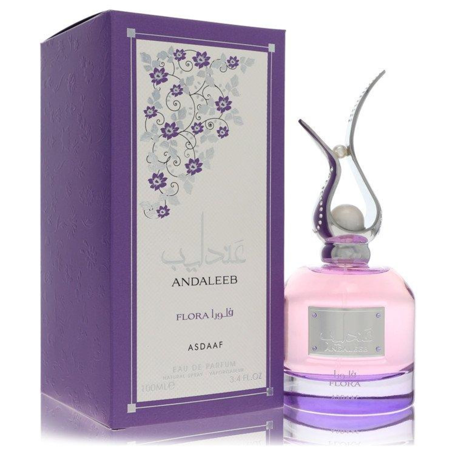 Andaleeb Flora Asdaaf Lattafa Perfumes Eau de Parfum - Perfume Feminino 100ml